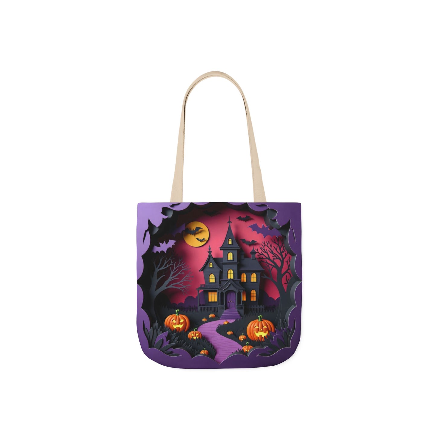 TB02 - Canvas Tote Bag - Haunted Manor