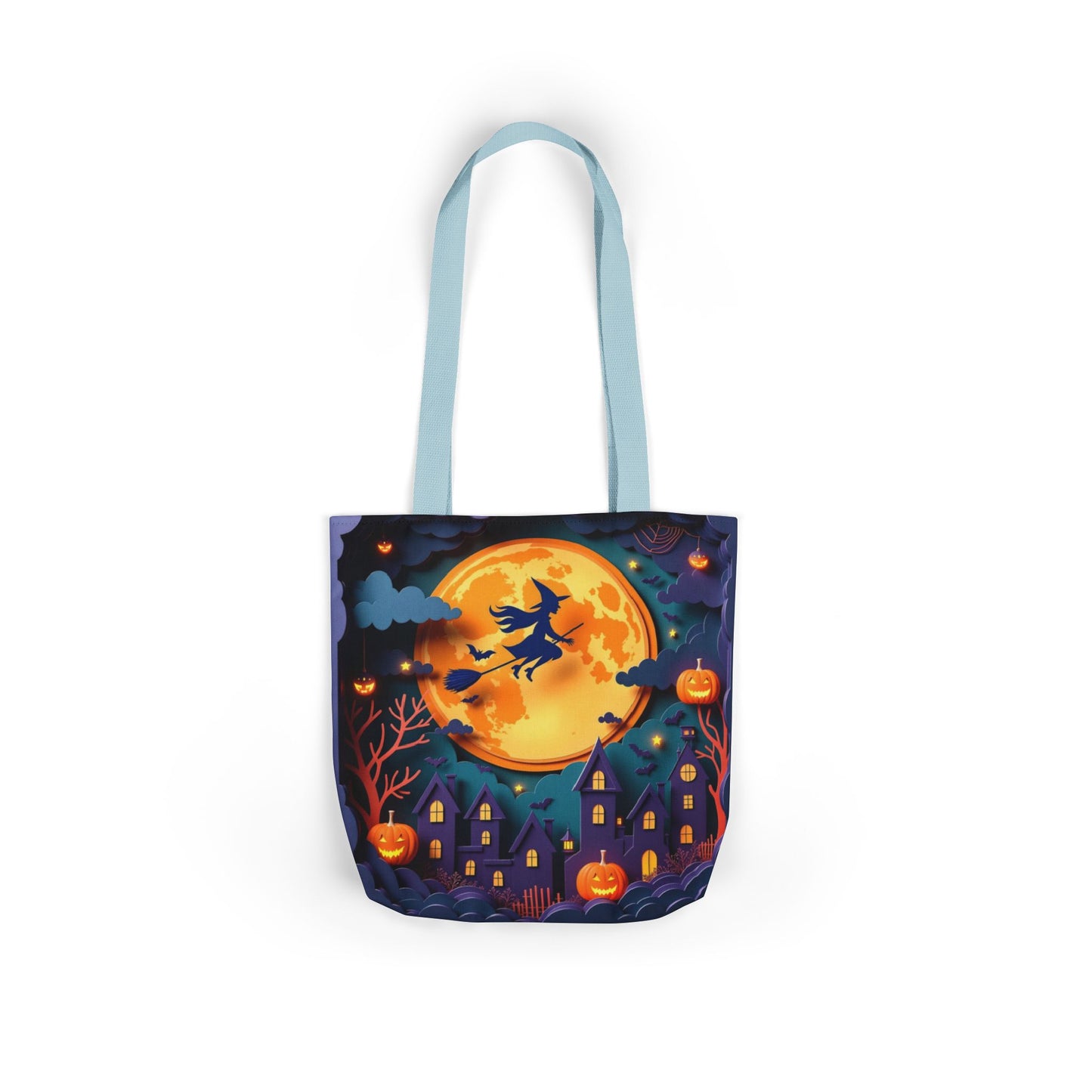 TB01 - Canvas Tote Bag - Witch Flight