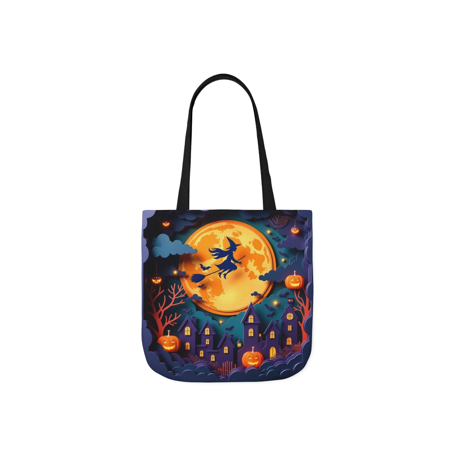 TB01 - Canvas Tote Bag - Witch Flight