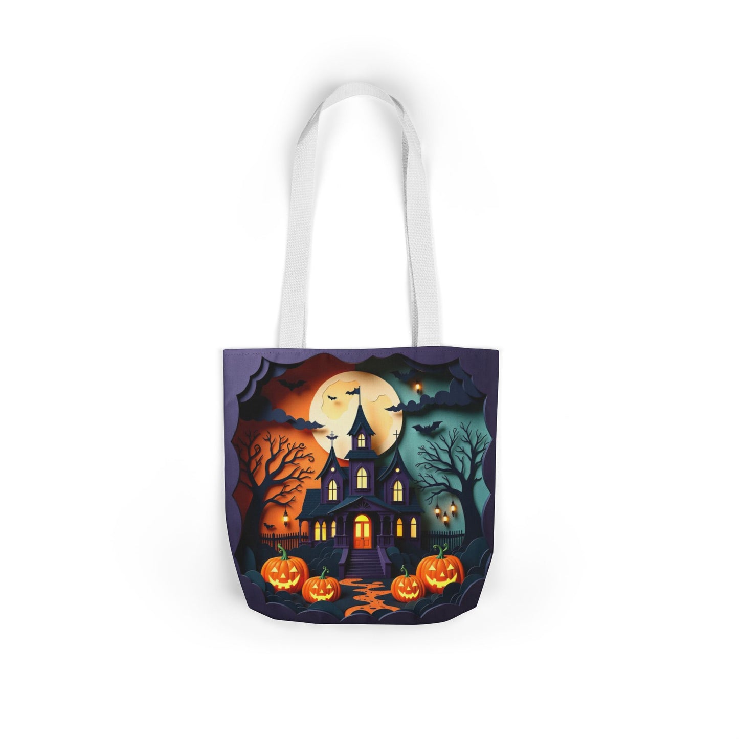 TB10 - Canvas Tote Bag - Spooky Welcome
