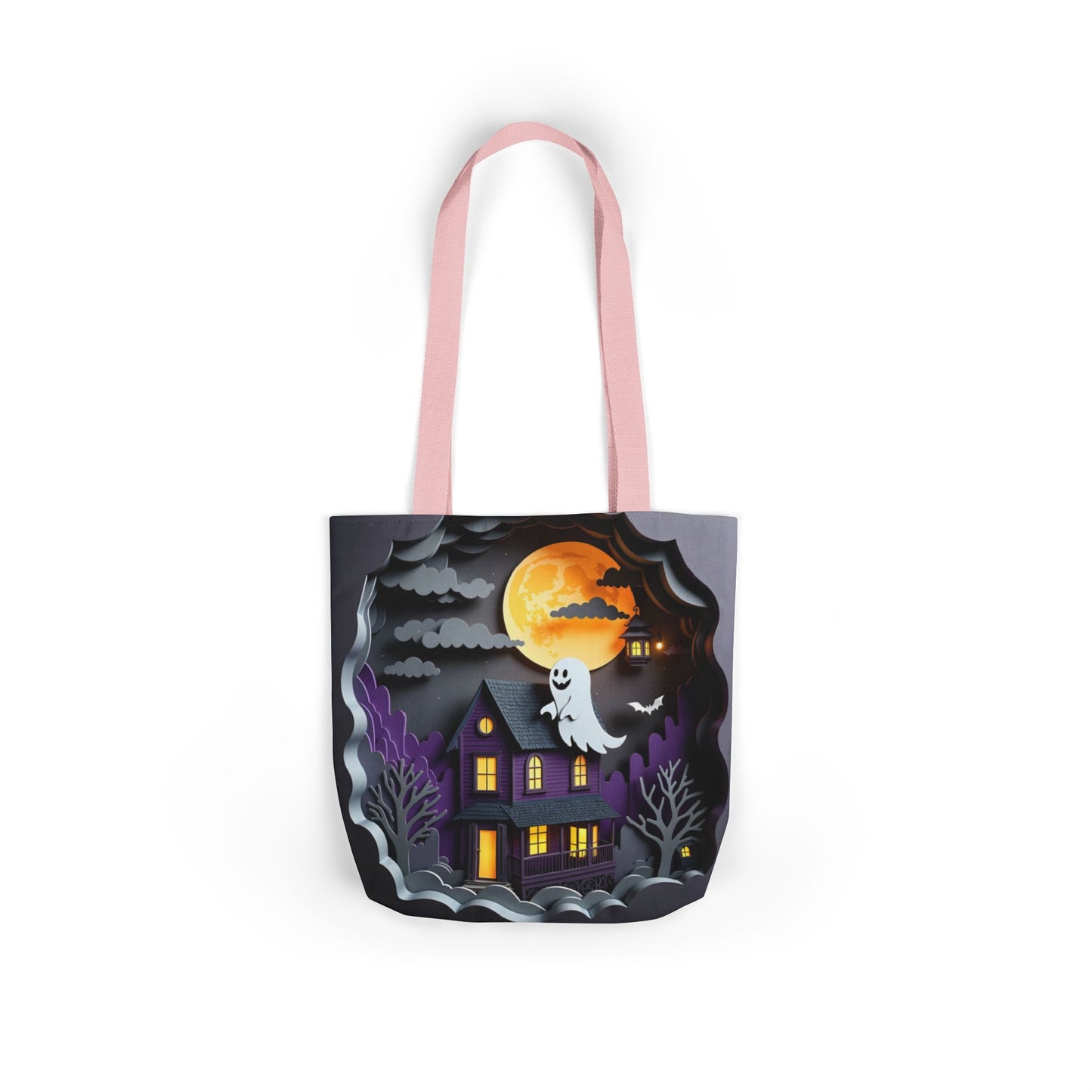 TB03 - Canvas Tote Bag - Ghost Watch