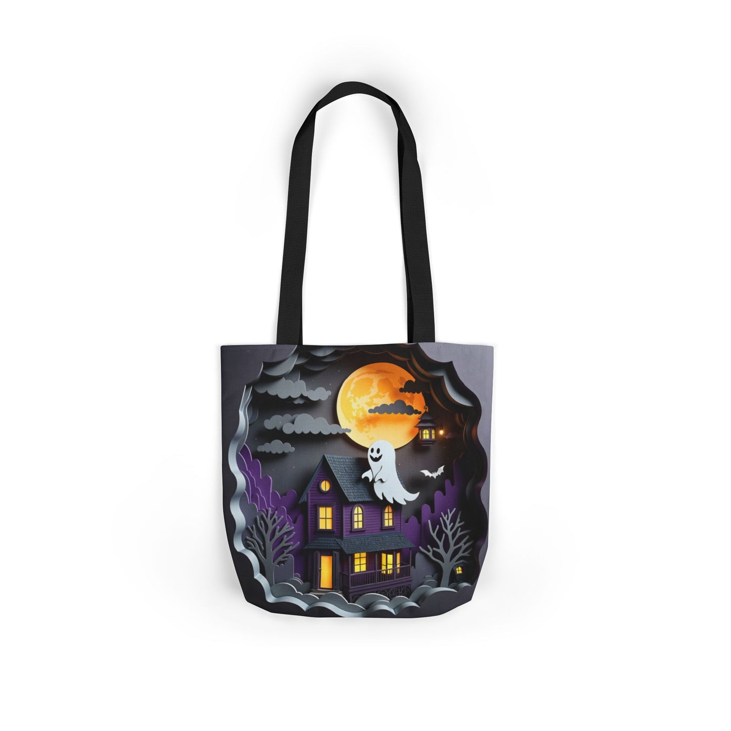 TB03 - Canvas Tote Bag - Ghost Watch