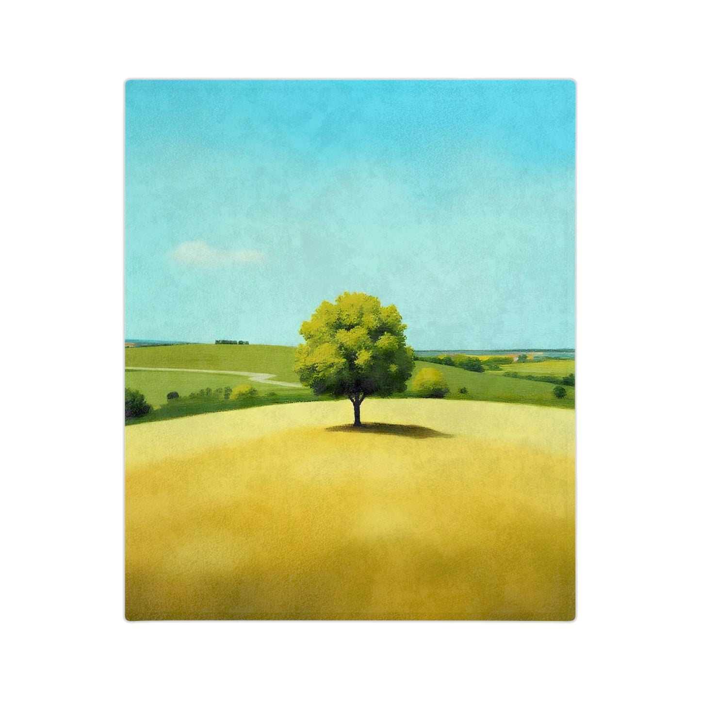 VB02 Velveteen Blanket - Lone Tree