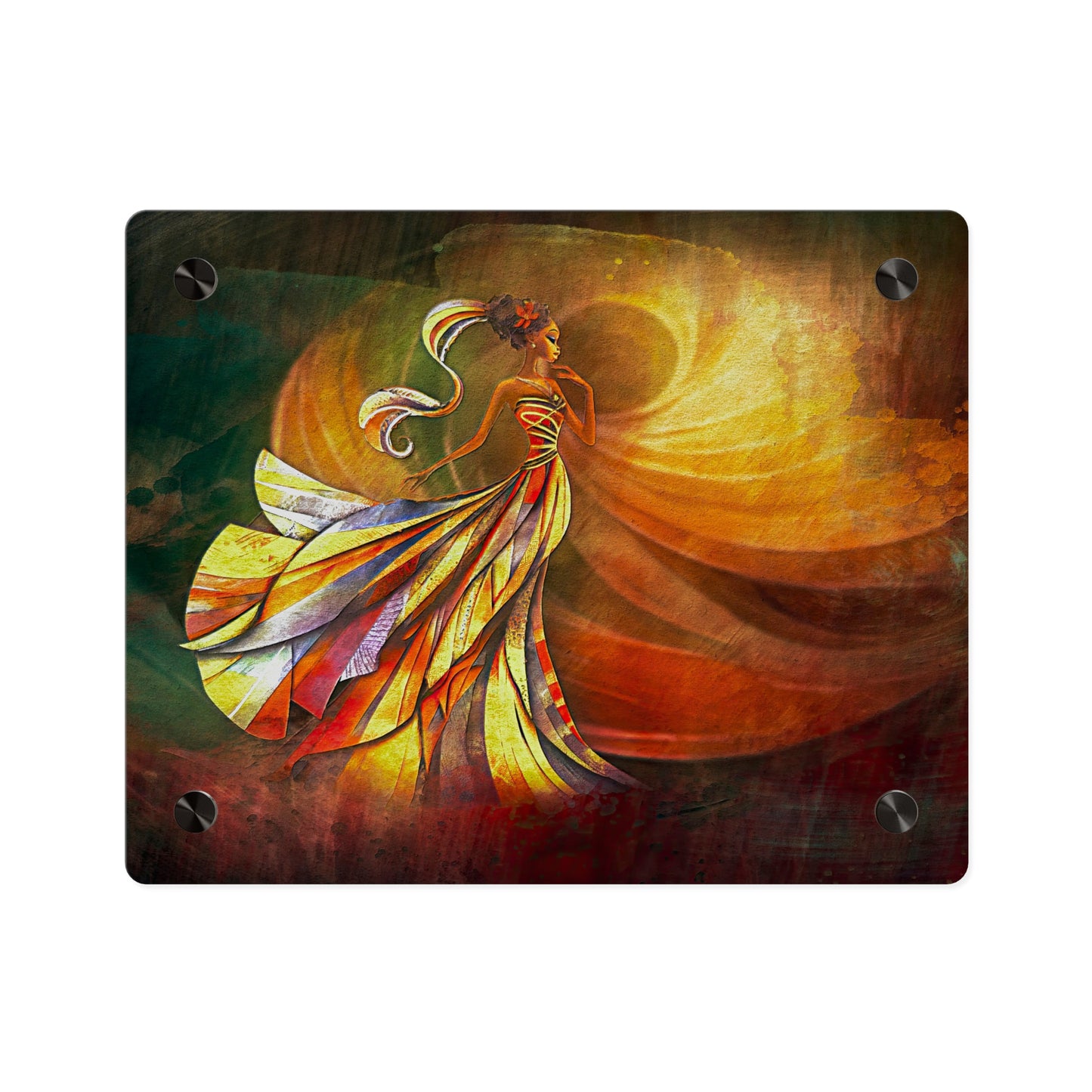 AP09 Acrylic Wall Art Panel - Golden Whisper