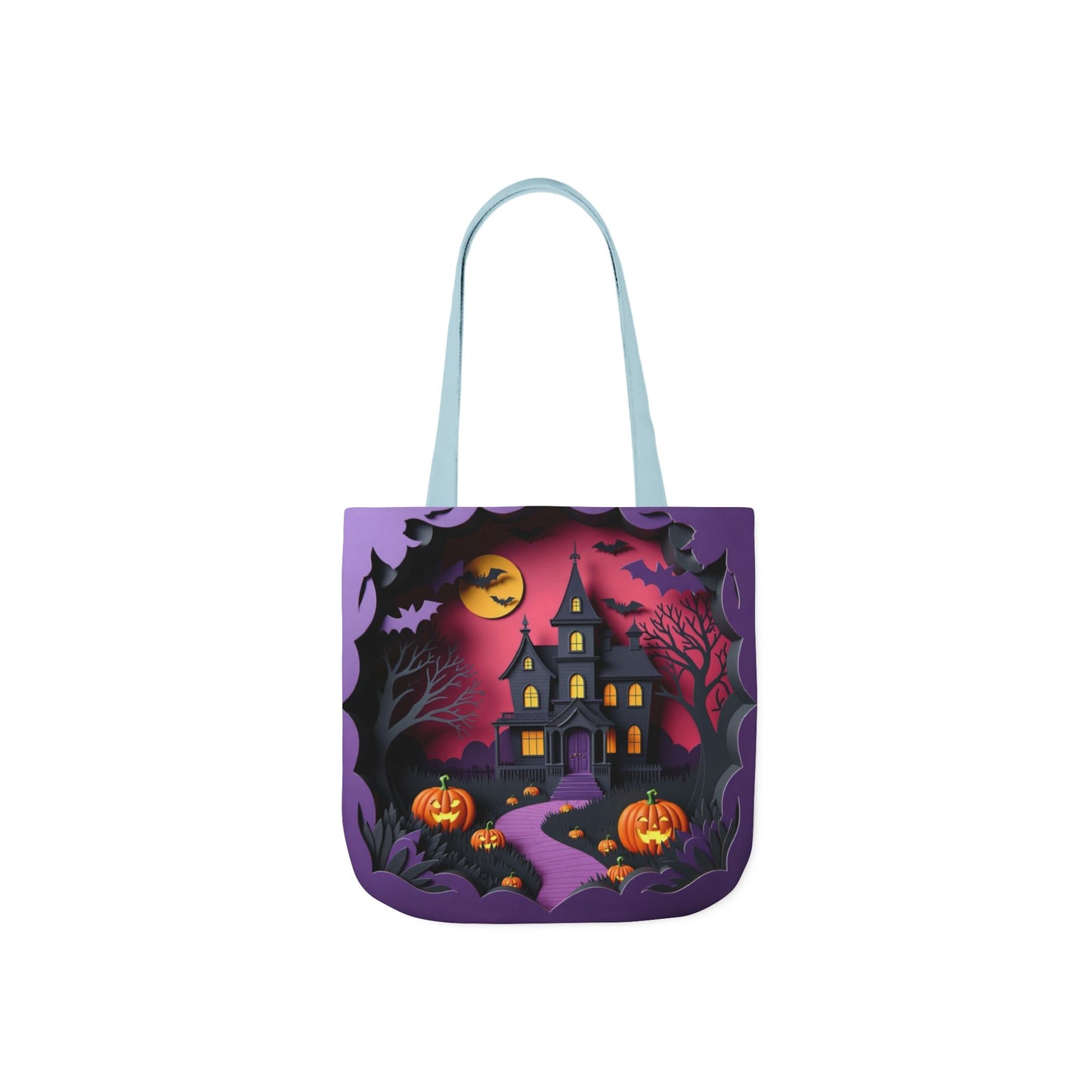 TB02 - Canvas Tote Bag - Haunted Manor
