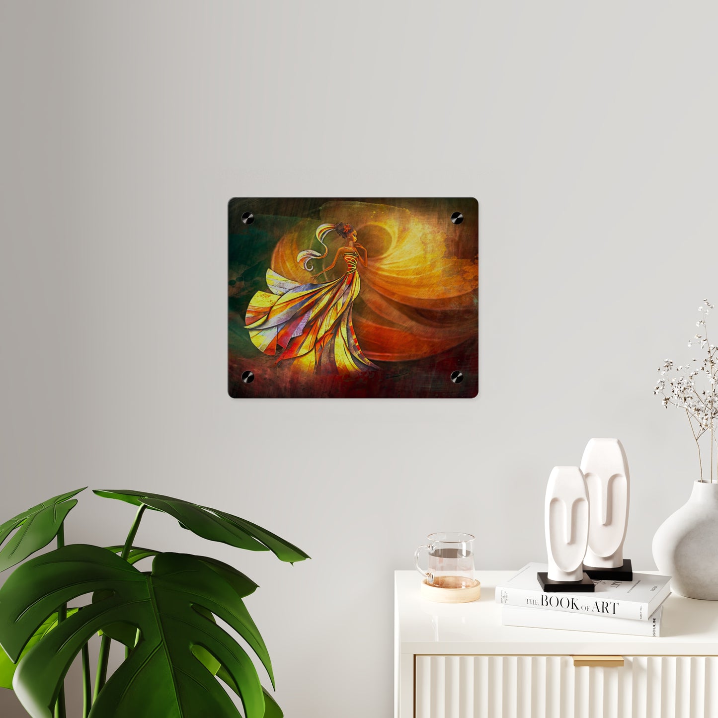 AP09 Acrylic Wall Art Panel - Golden Whisper