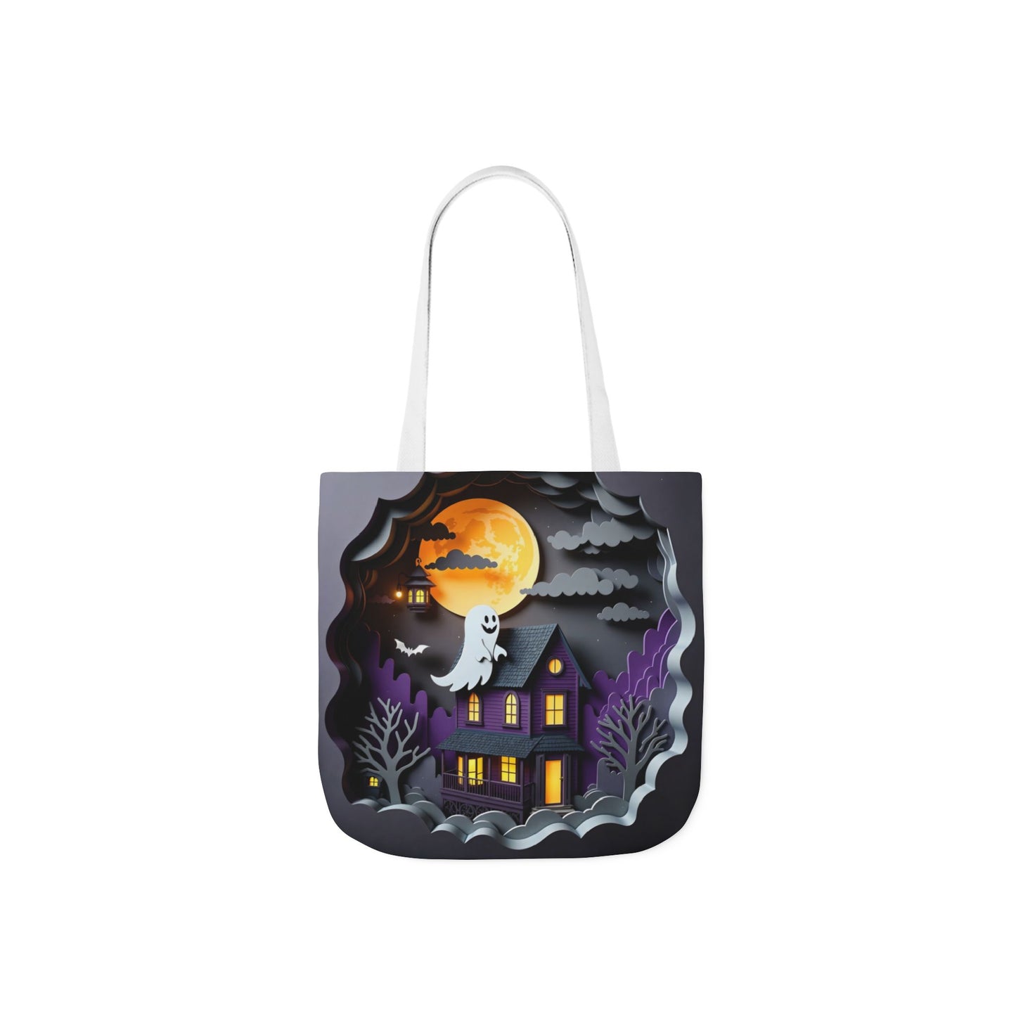 TB03 - Canvas Tote Bag - Ghost Watch