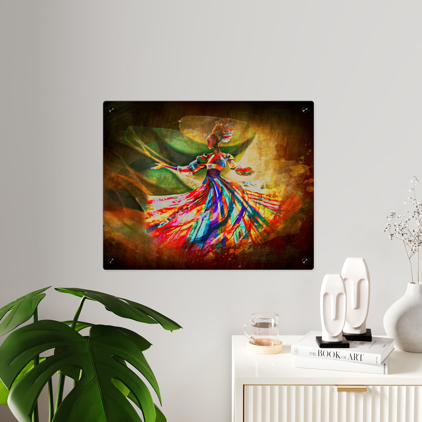 AP08 Acrylic Wall Art Panel - Festival Spin