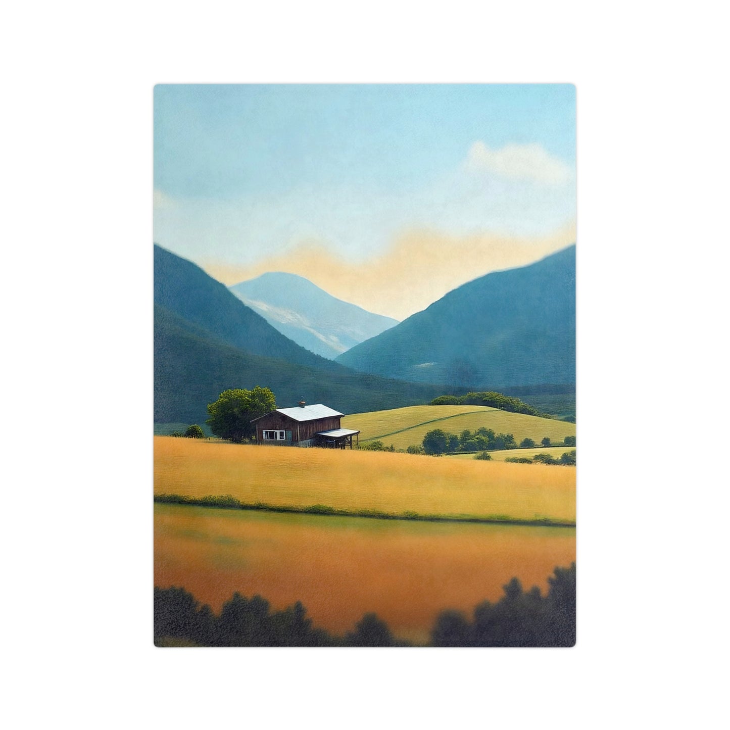 VB13 Velveteen Blanket - Valley Cabin