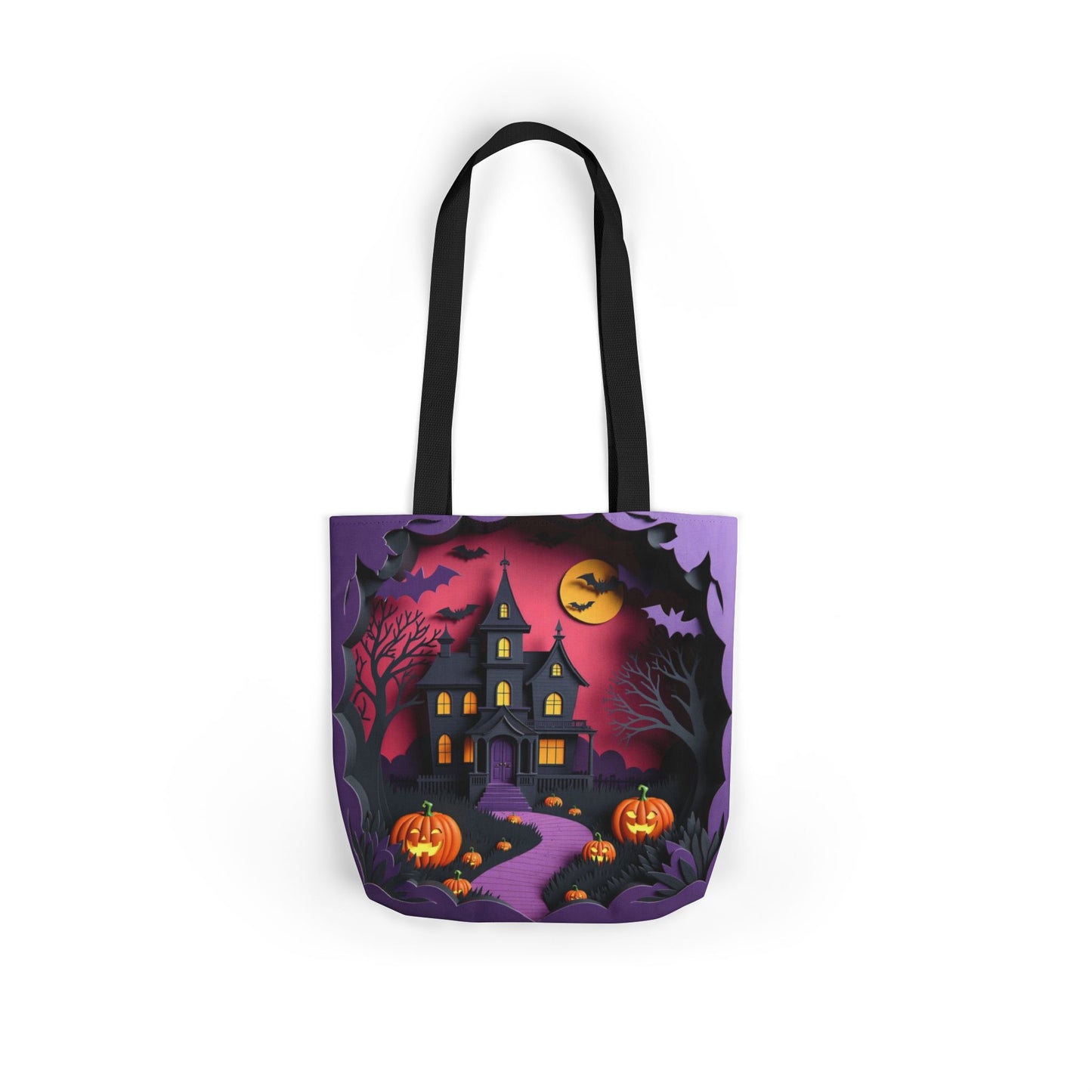 TB02 - Canvas Tote Bag - Haunted Manor