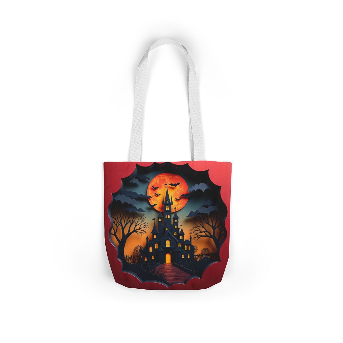TB05 - Canvas Tote Bag - Skeleton Waltz