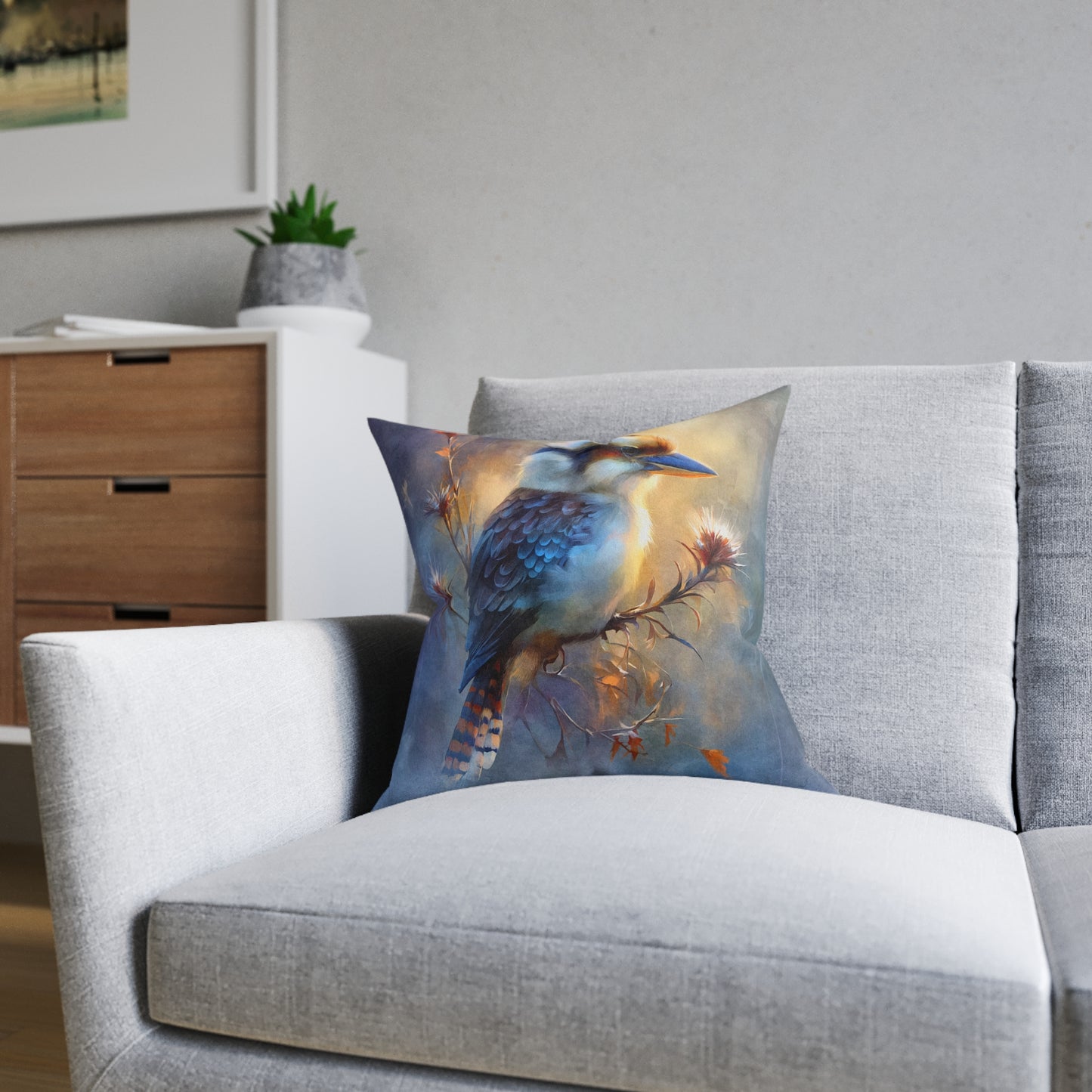 SP11 Square Pillow - Bushland Laugh