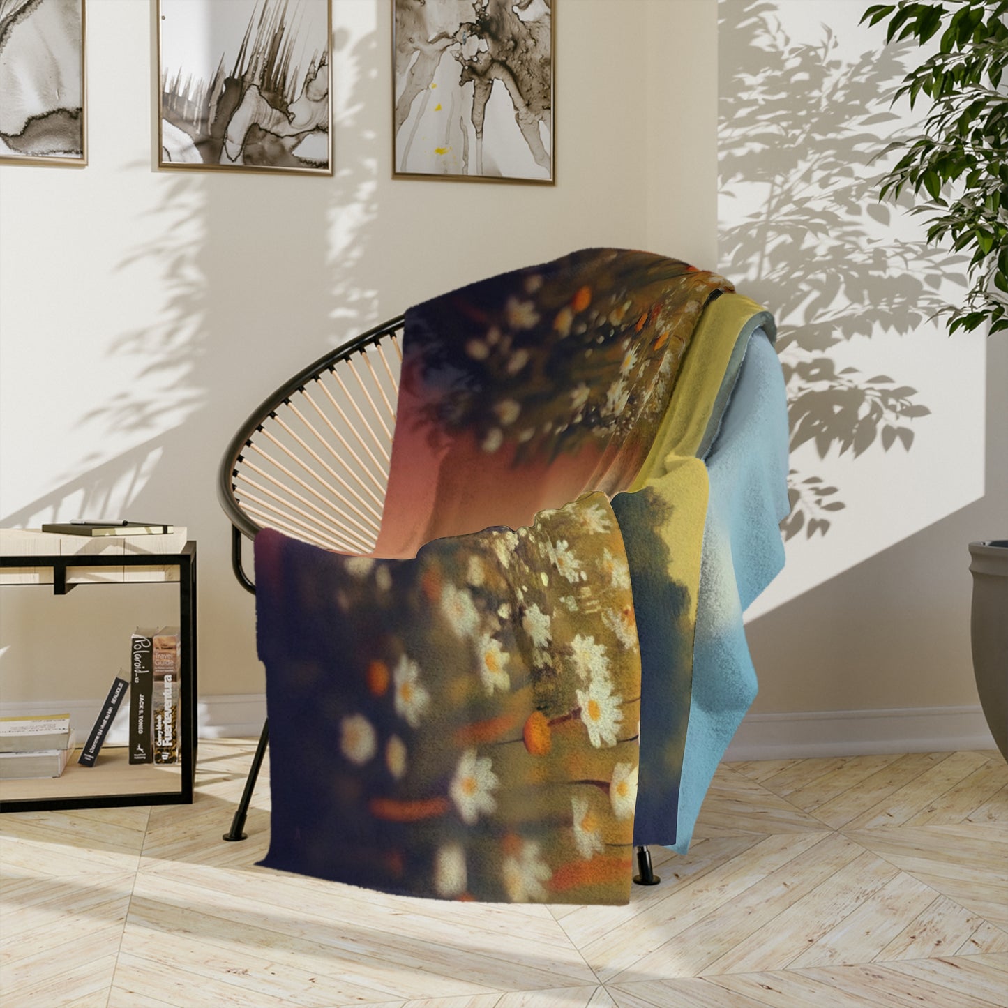 VB05 Velveteen Blanket - Meadow Path