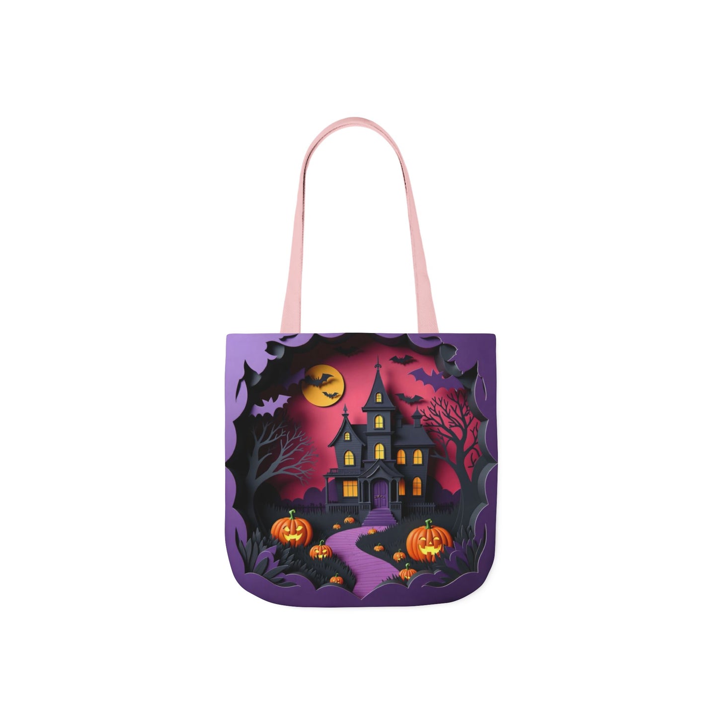 TB02 - Canvas Tote Bag - Haunted Manor
