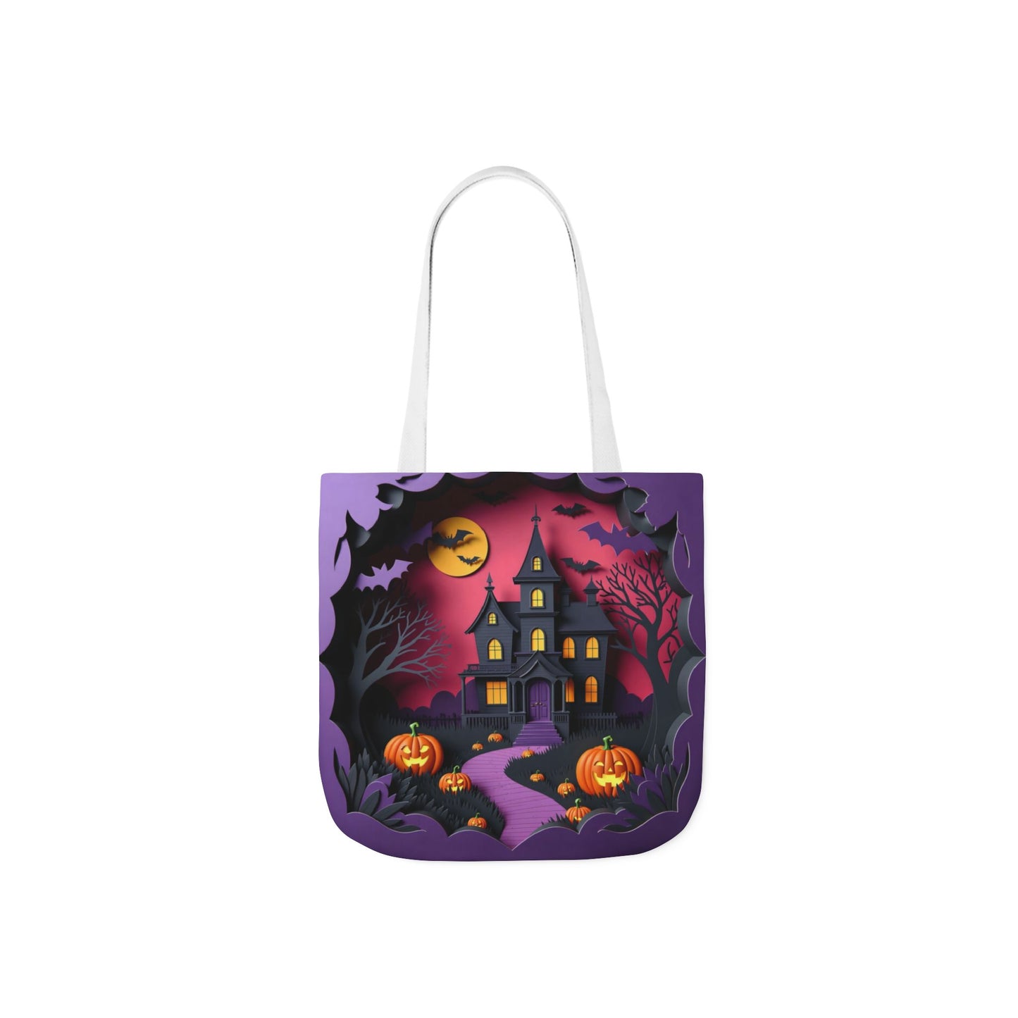 TB02 - Canvas Tote Bag - Haunted Manor