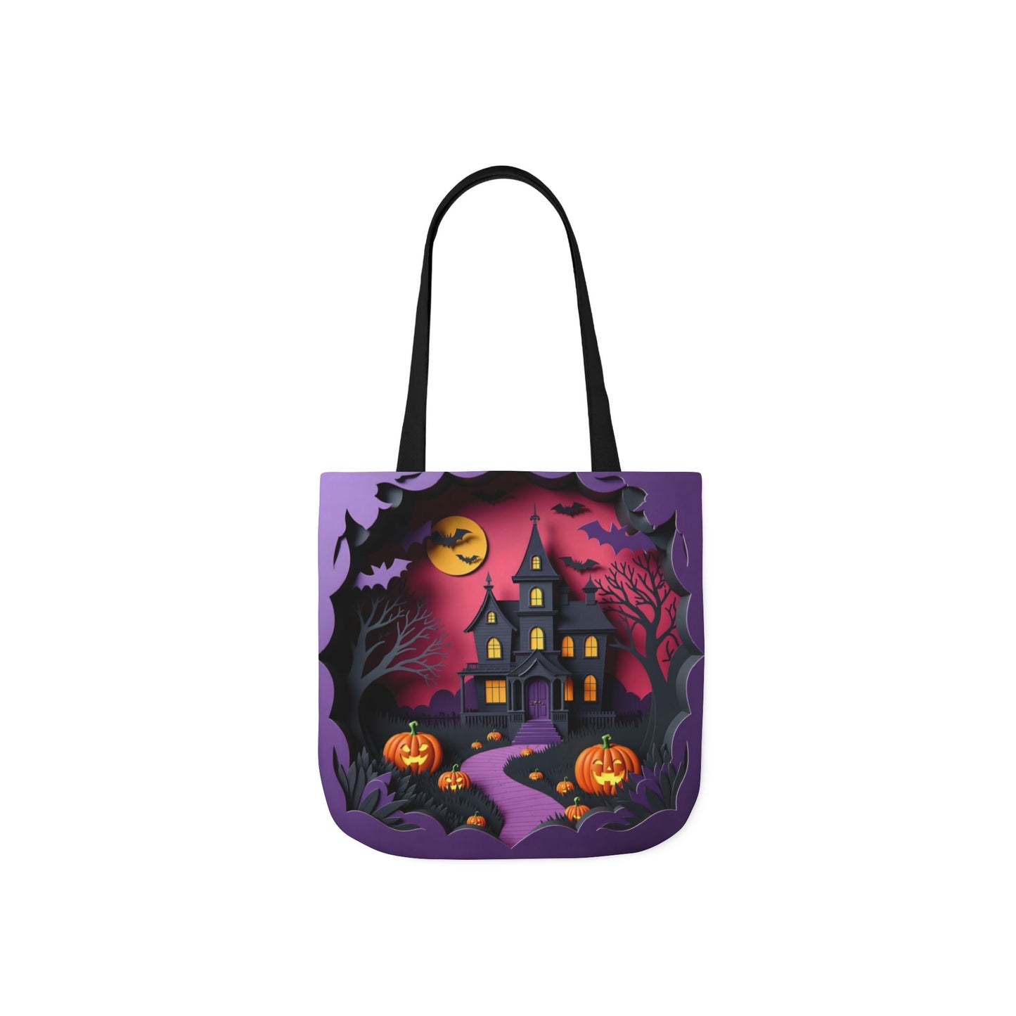 TB02 - Canvas Tote Bag - Haunted Manor