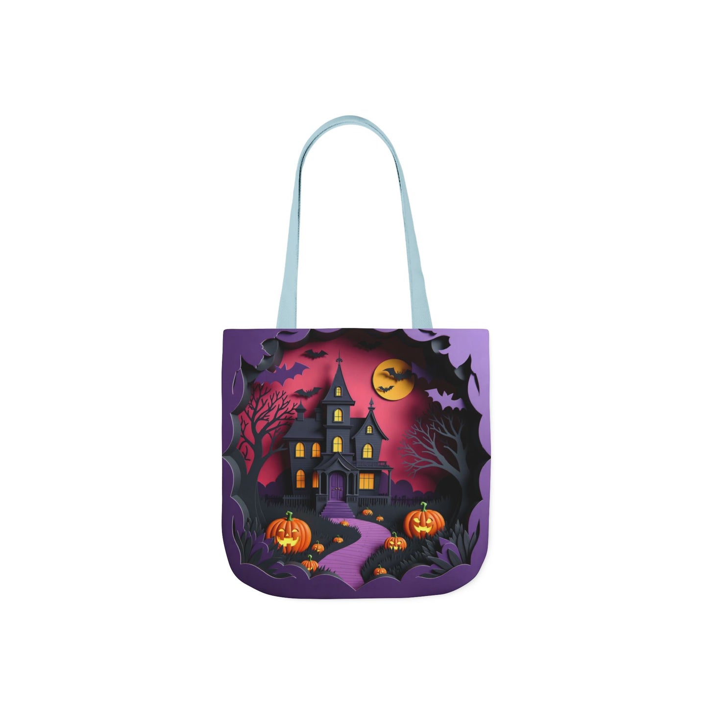 TB02 - Canvas Tote Bag - Haunted Manor