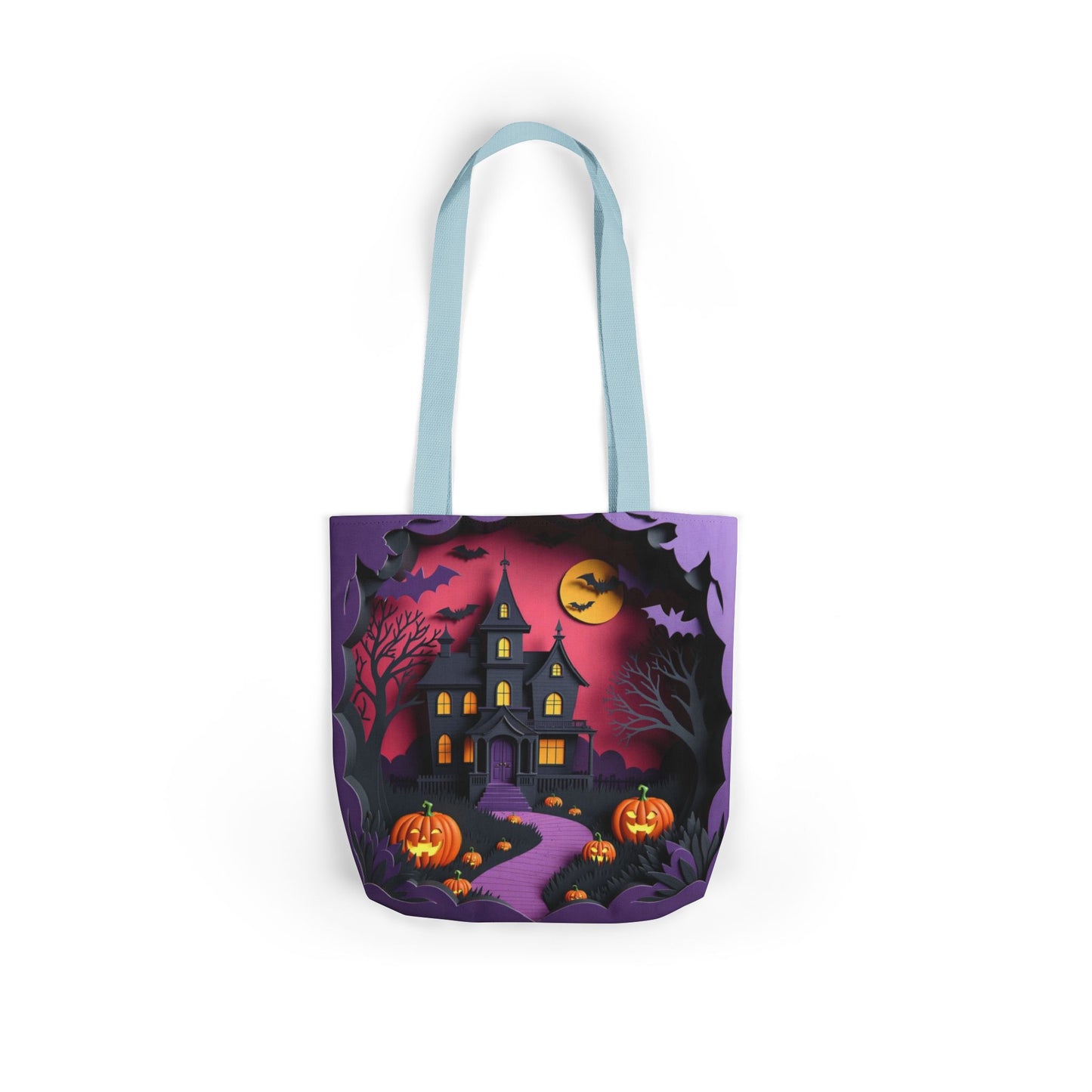 TB02 - Canvas Tote Bag - Haunted Manor