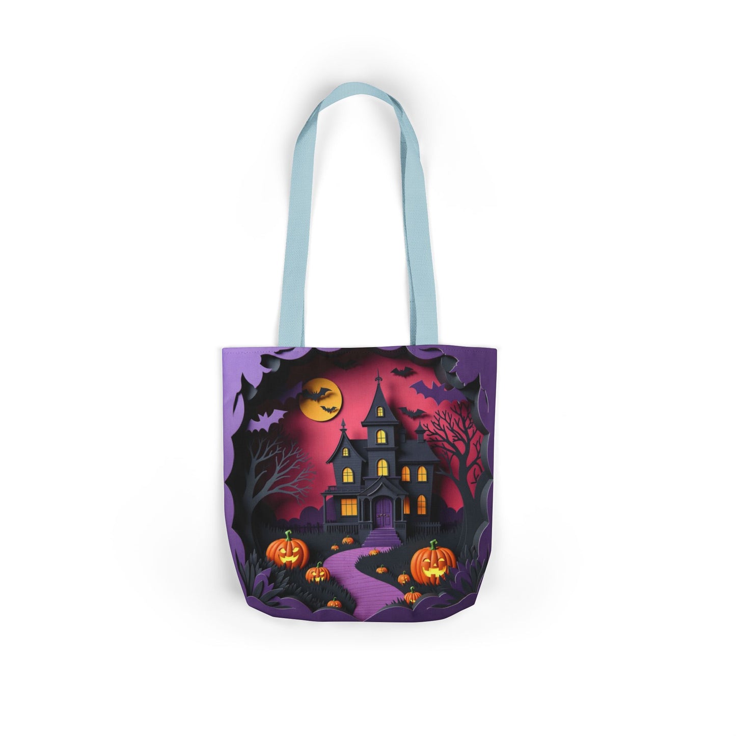 TB02 - Canvas Tote Bag - Haunted Manor