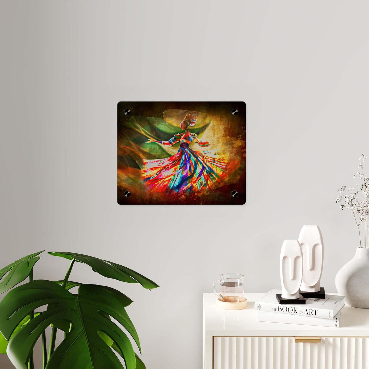 AP08 Acrylic Wall Art Panel - Festival Spin