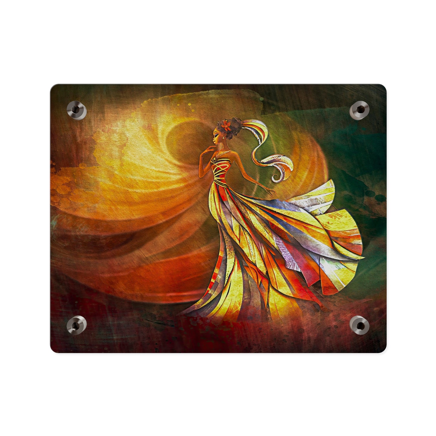 AP09 Acrylic Wall Art Panel - Golden Whisper