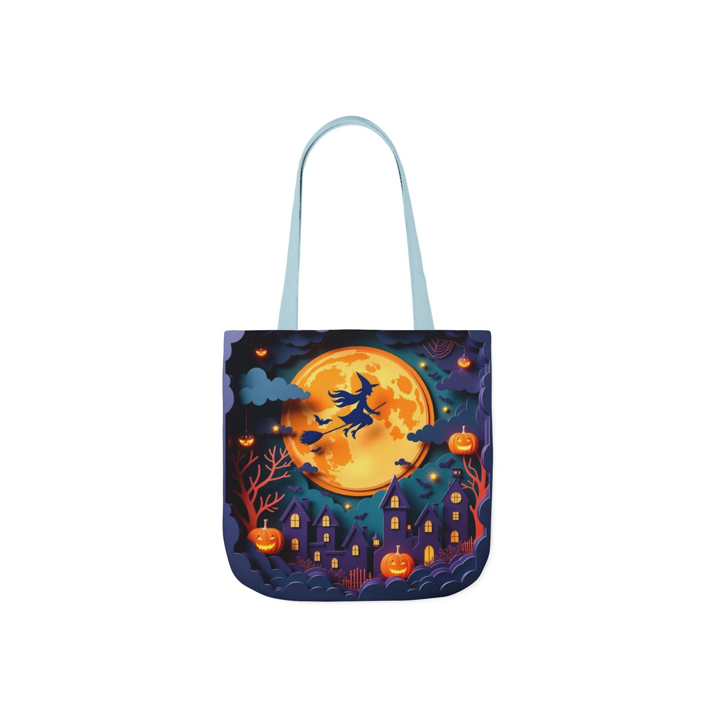 TB01 - Canvas Tote Bag - Witch Flight