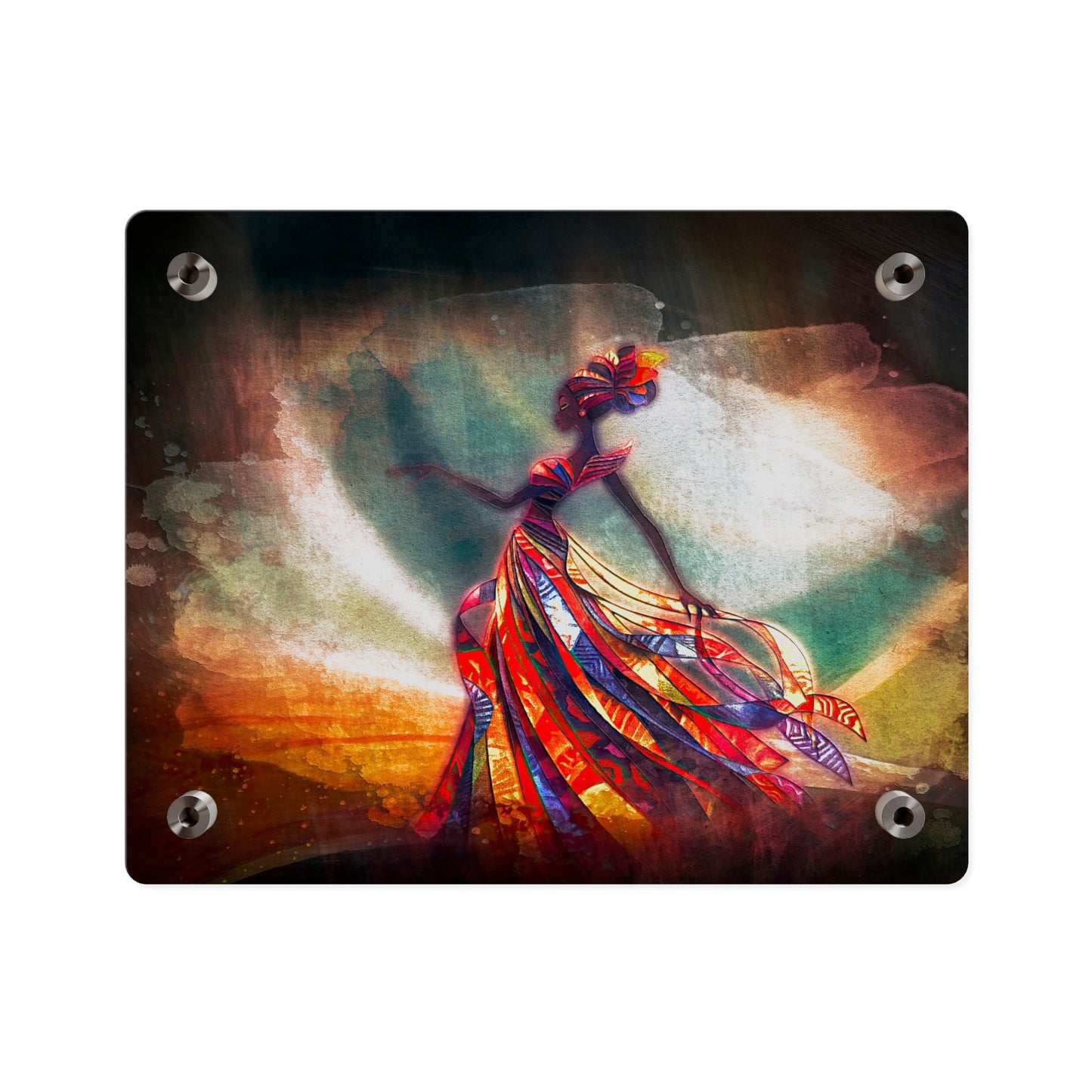 AP07 Acrylic Wall Art Panel - Crimson Grace