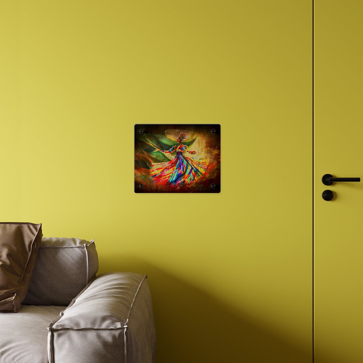 AP08 Acrylic Wall Art Panel - Festival Spin