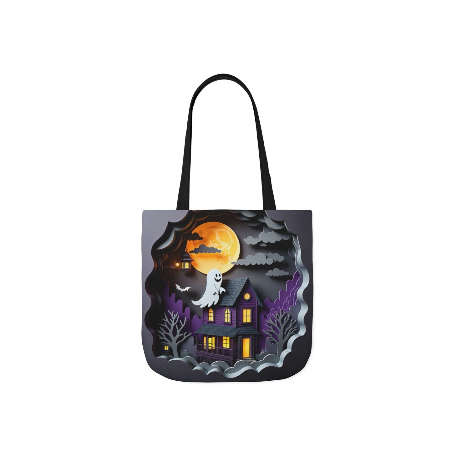 TB03 - Canvas Tote Bag - Ghost Watch
