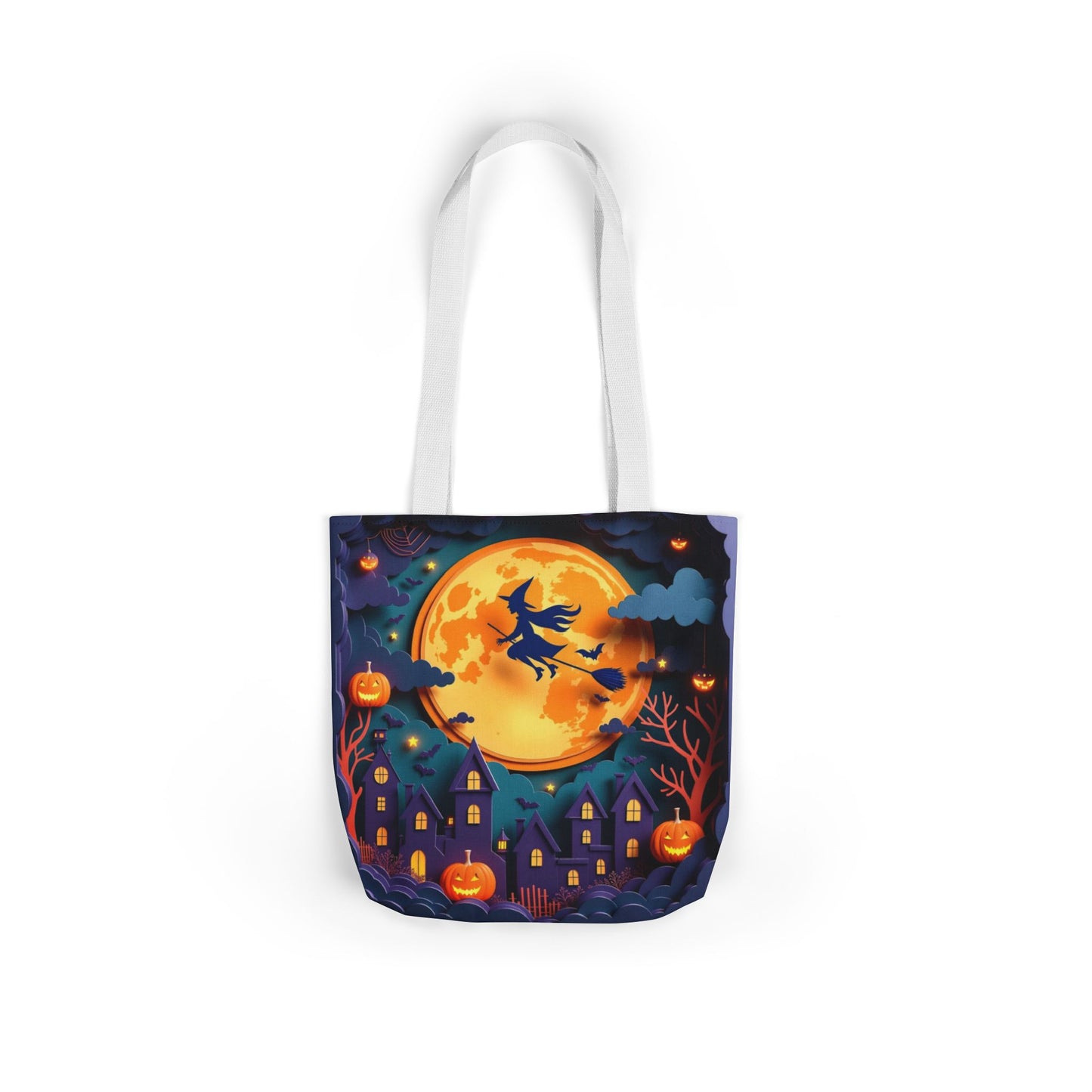 TB01 - Canvas Tote Bag - Witch Flight