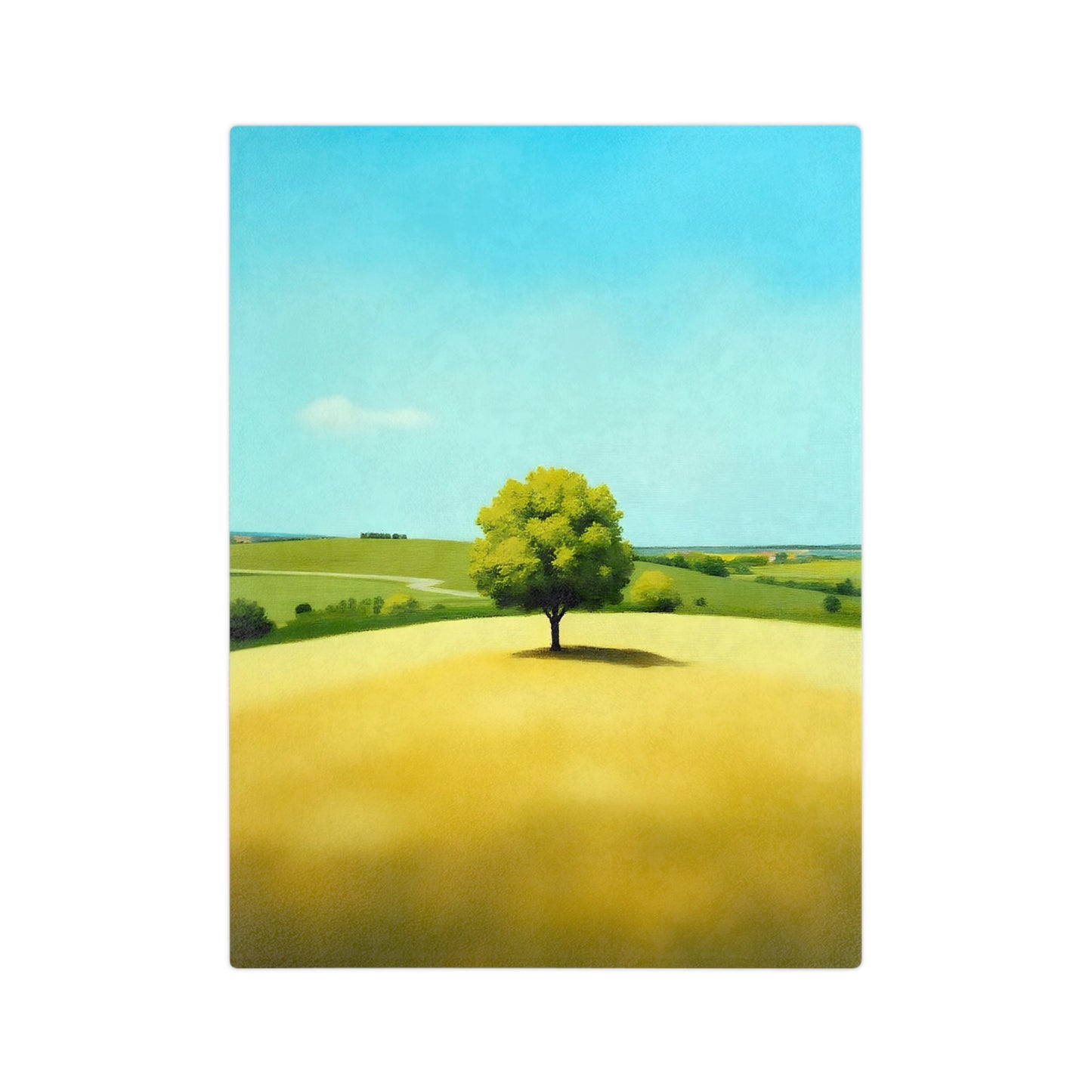VB02 Velveteen Blanket - Lone Tree