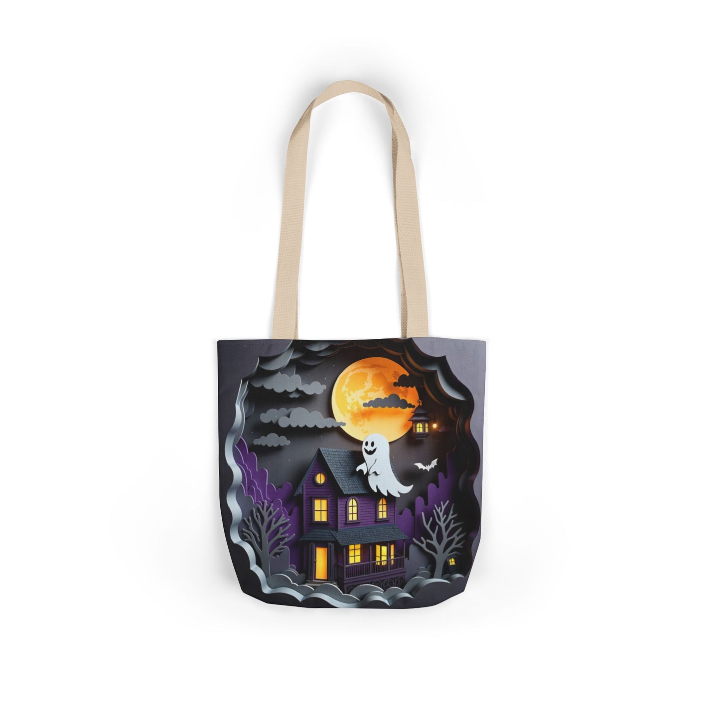 TB03 - Canvas Tote Bag - Ghost Watch