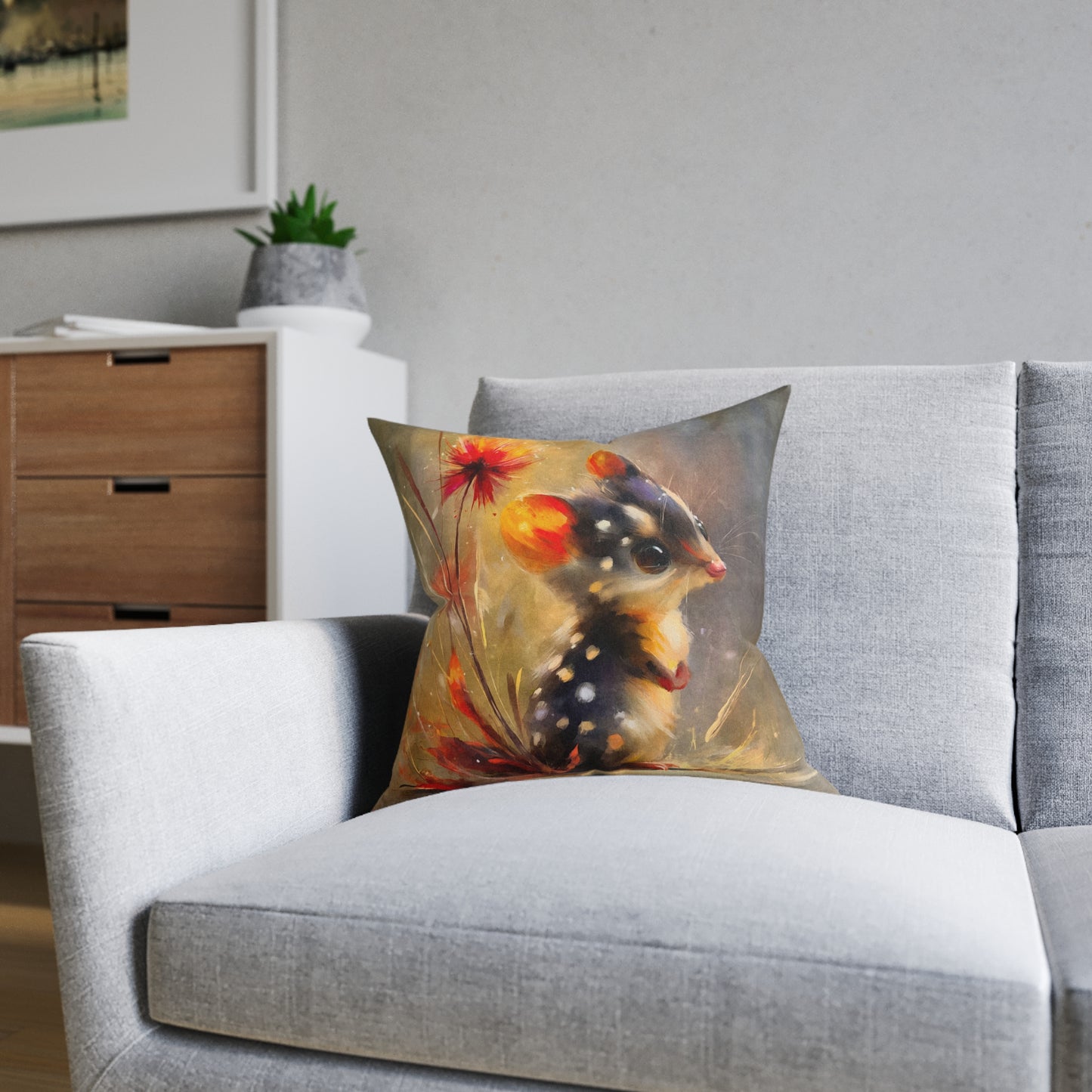 SP17 Square Pillow - Spotted Gaze