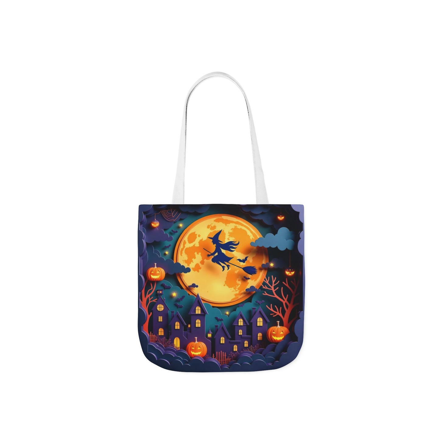 TB01 - Canvas Tote Bag - Witch Flight