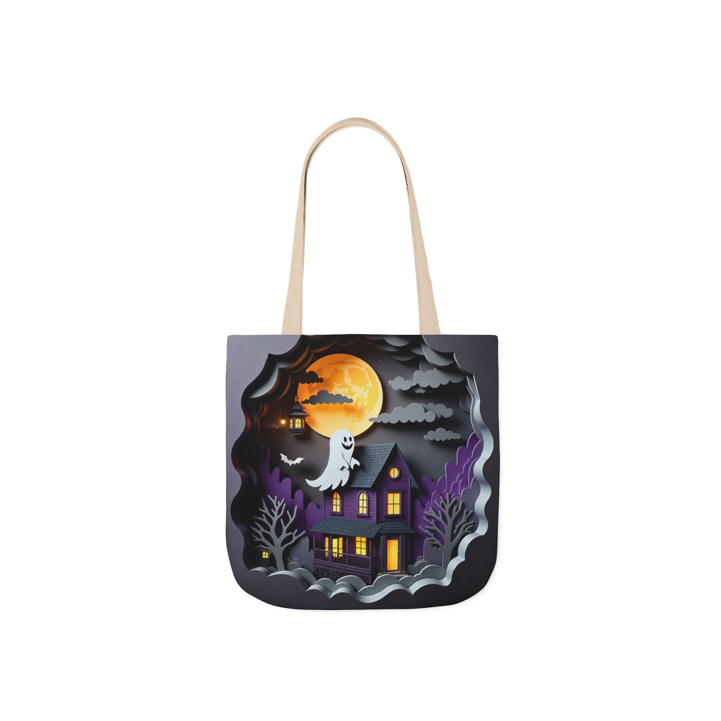 TB03 - Canvas Tote Bag - Ghost Watch