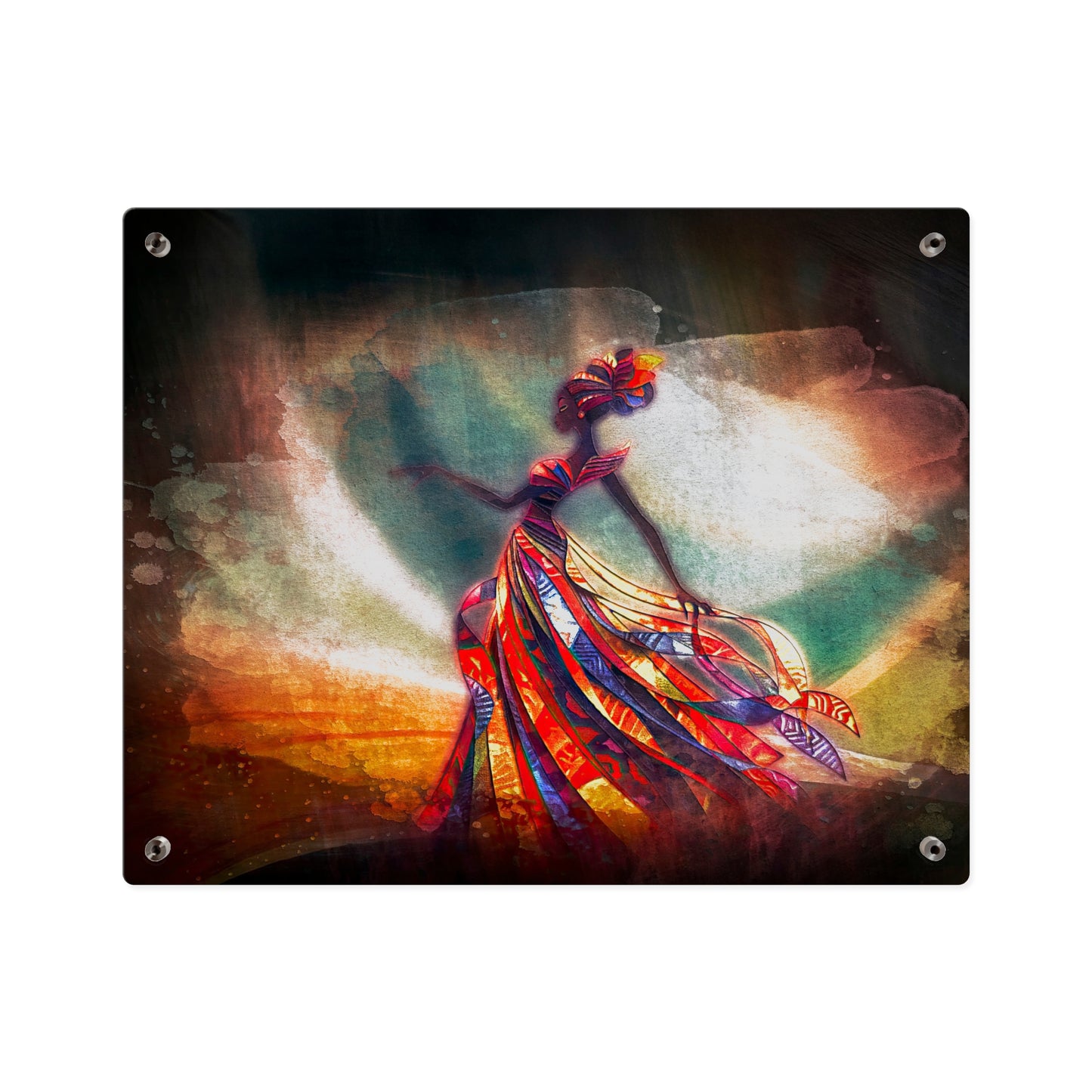 AP07 Acrylic Wall Art Panel - Crimson Grace