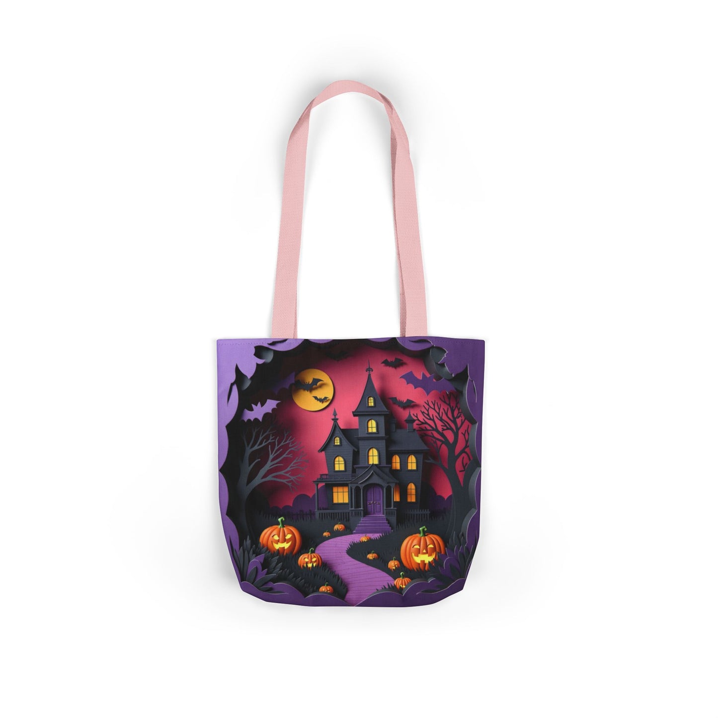 TB02 - Canvas Tote Bag - Haunted Manor