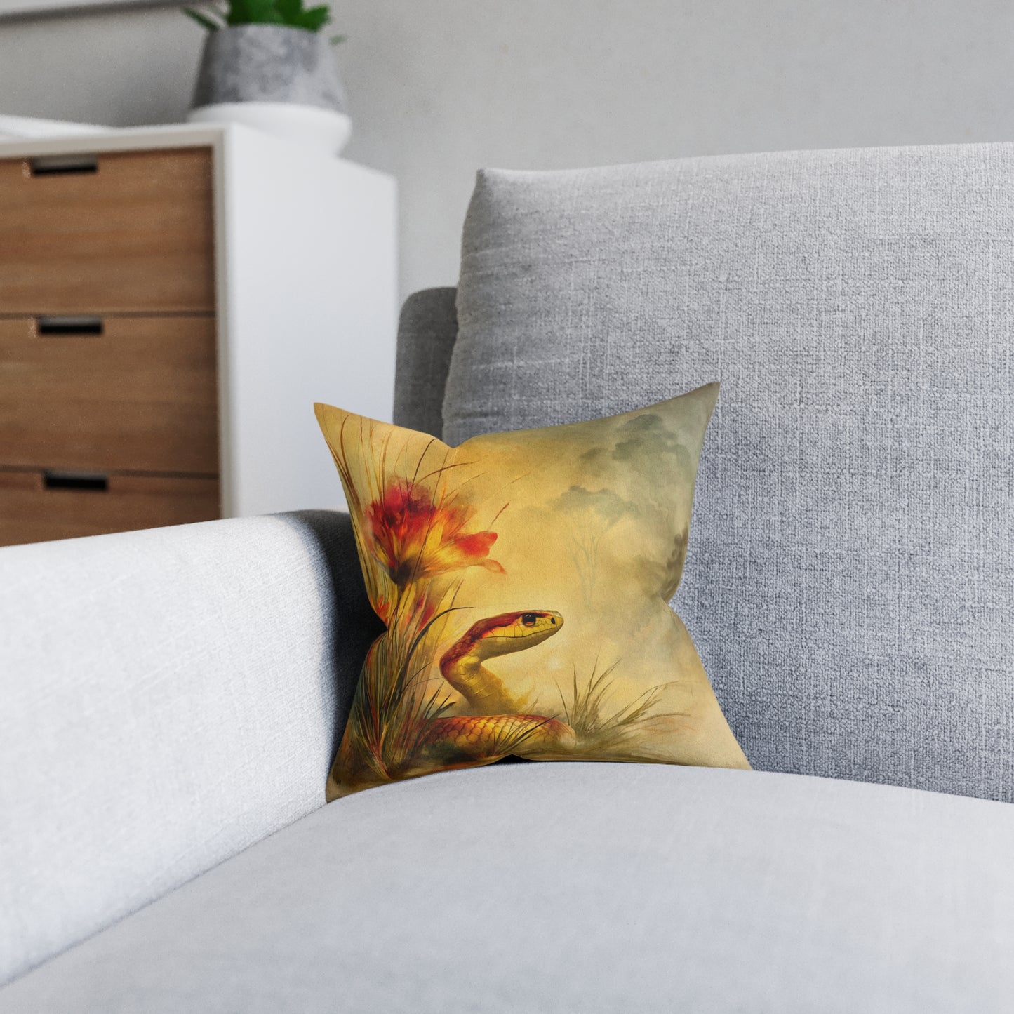 SP20 Square Pillow - Coral Drift