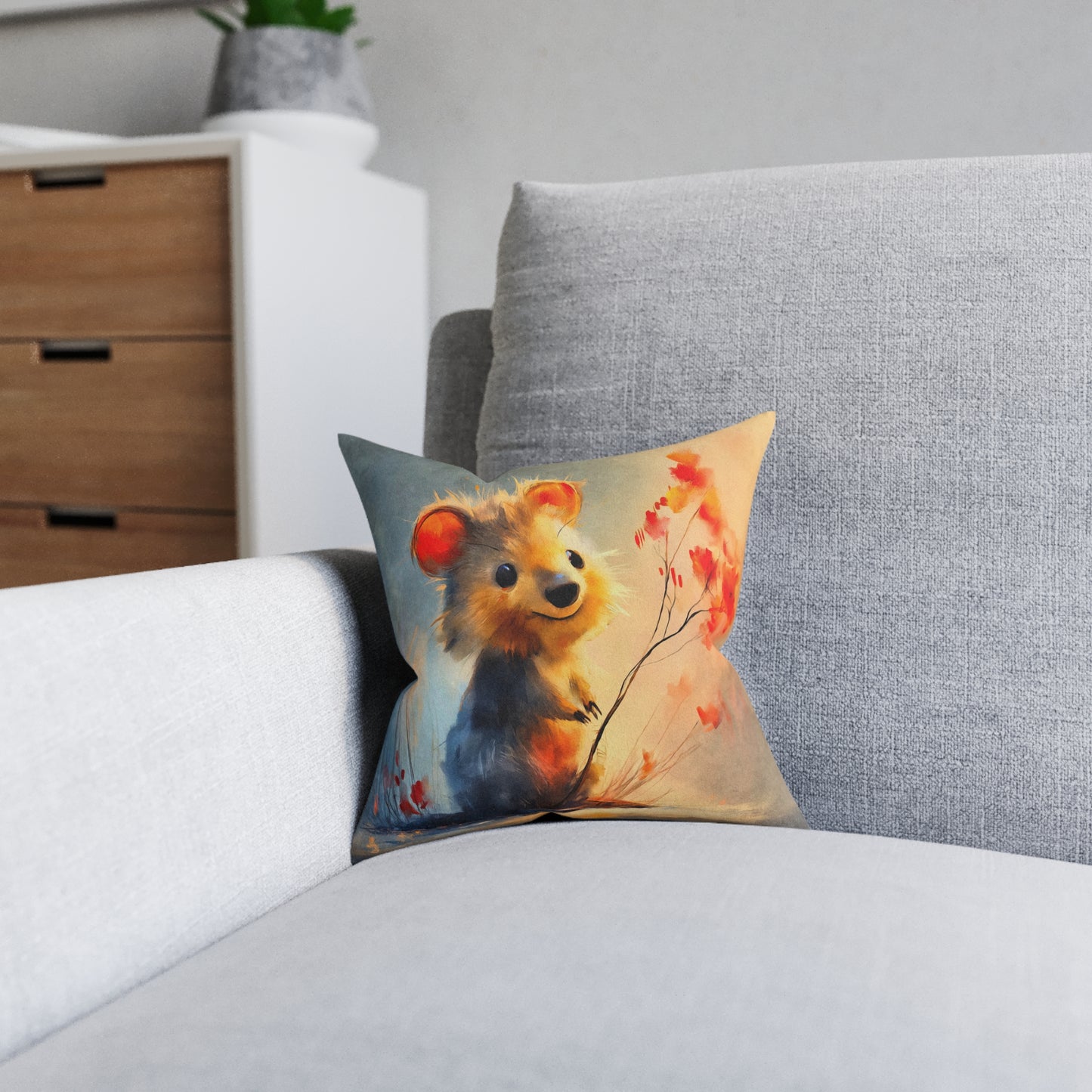 SP16 Square Pillow - Dusk Treetop