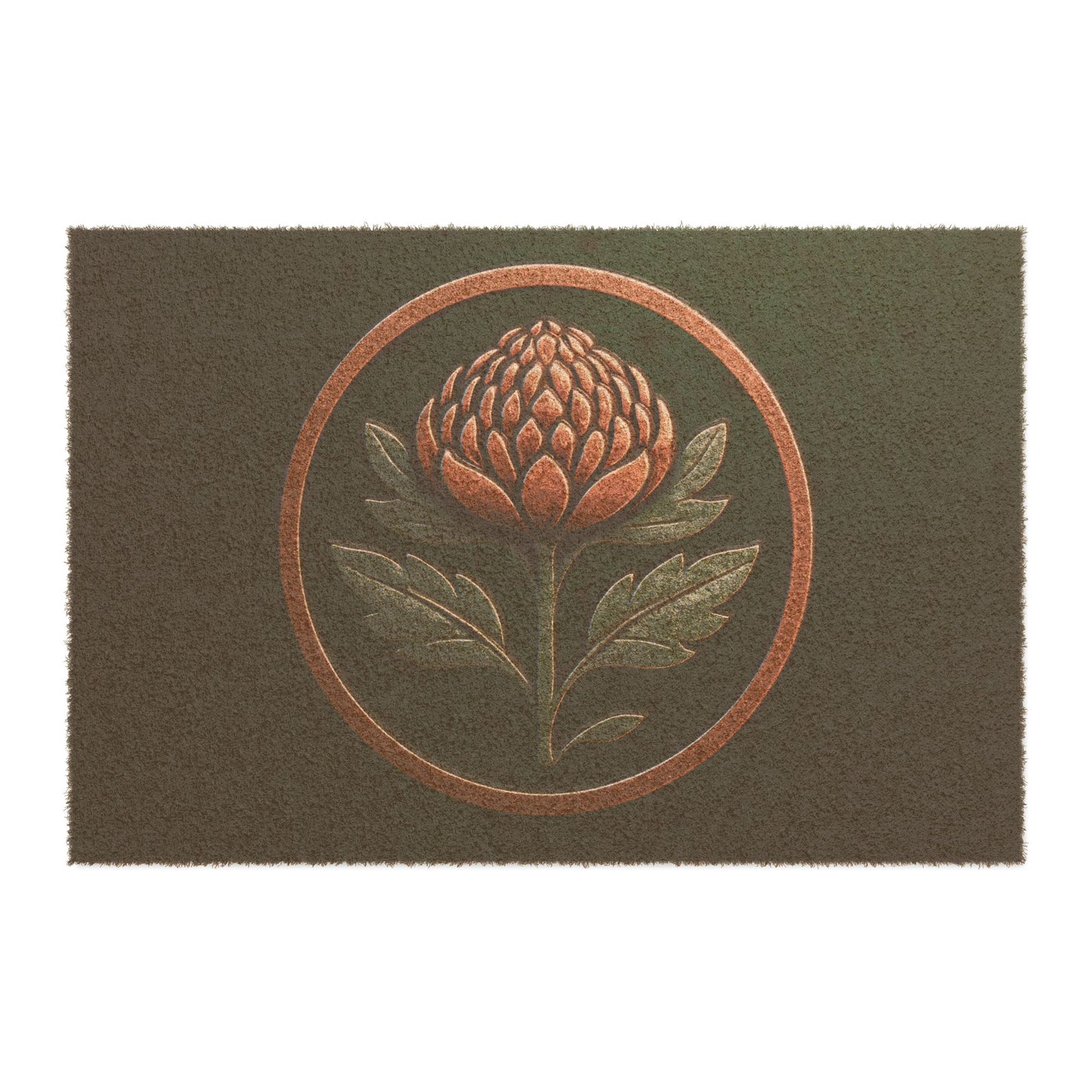 DM10 - Doormat - Waratah Crest