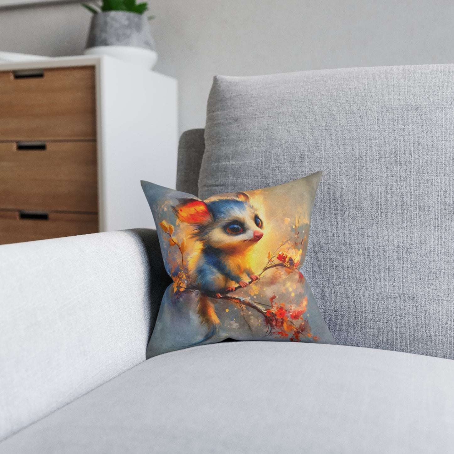 SP15 Square Pillow - Dusk Treetop
