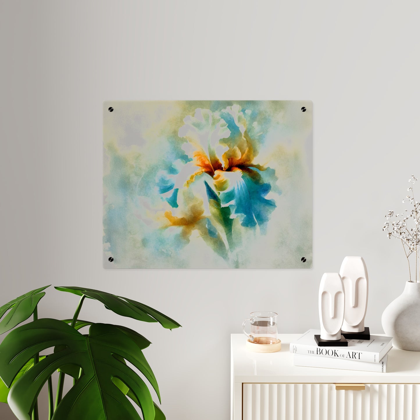 AP06 Acrylic Wall Art Panel - Whispering Iris