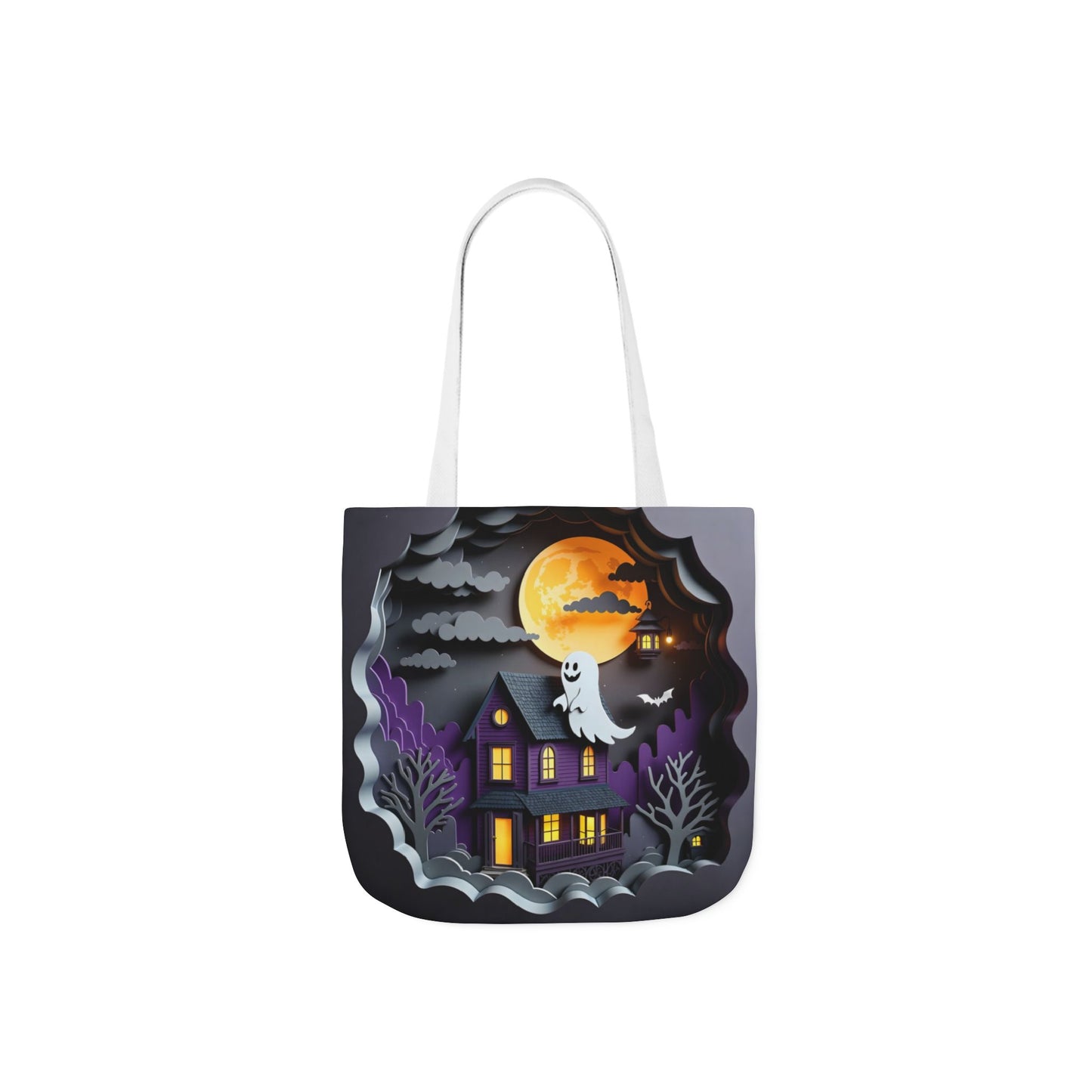 TB03 - Canvas Tote Bag - Ghost Watch