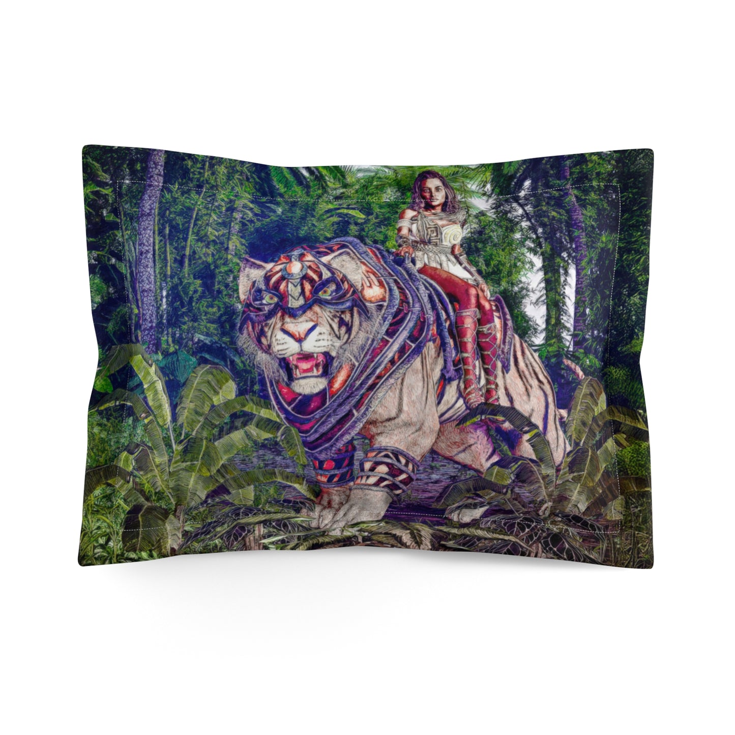 PS01 Pillow Sham - Jungle Express