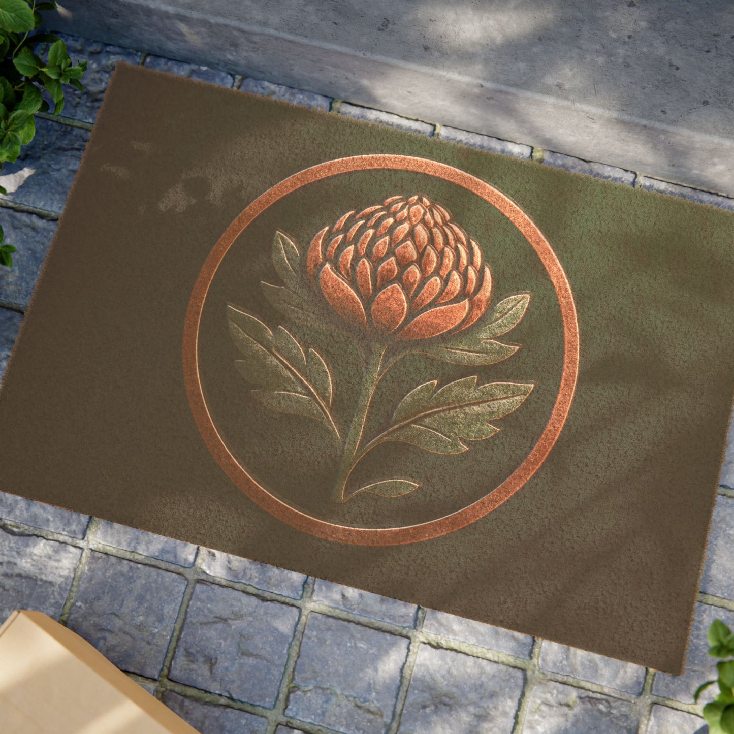 DM10 - Doormat - Waratah Crest