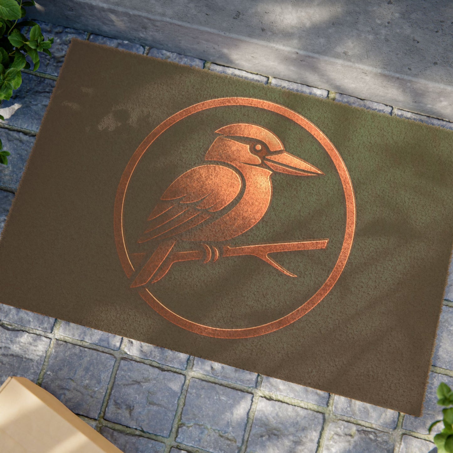 DM06 - Doormat - Kookaburra Perch