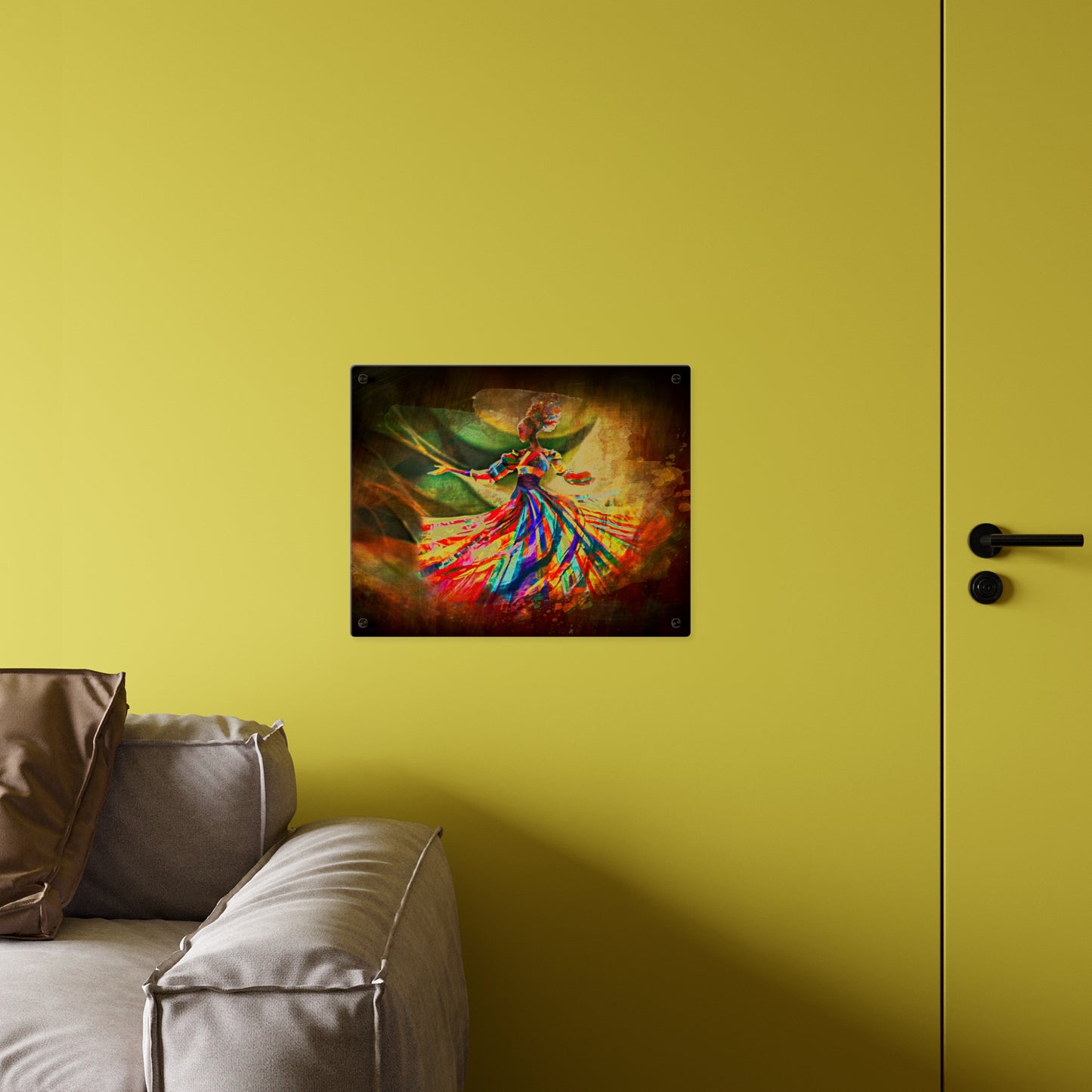 AP08 Acrylic Wall Art Panel - Festival Spin
