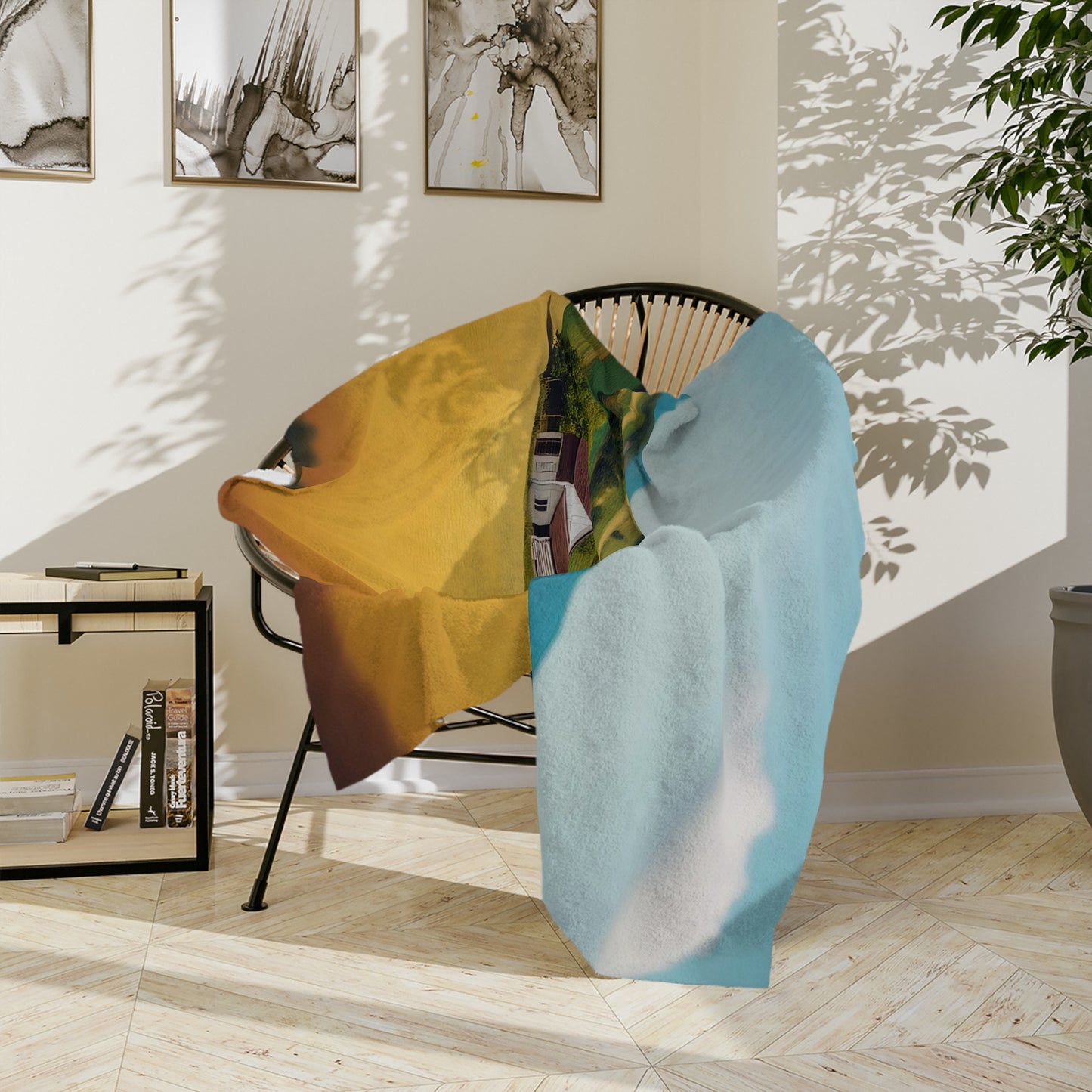 VB12 Velveteen Blanket -Coastal Retreat