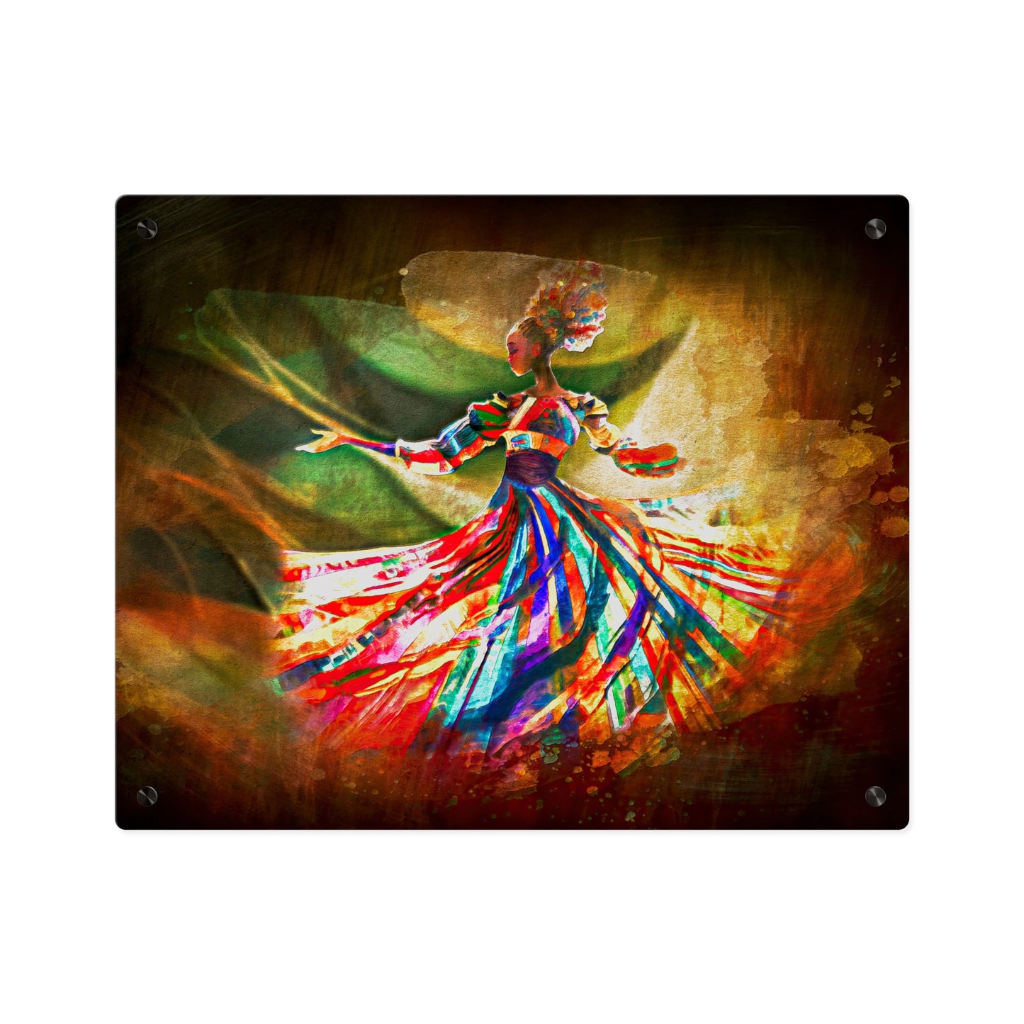 AP08 Acrylic Wall Art Panel - Festival Spin