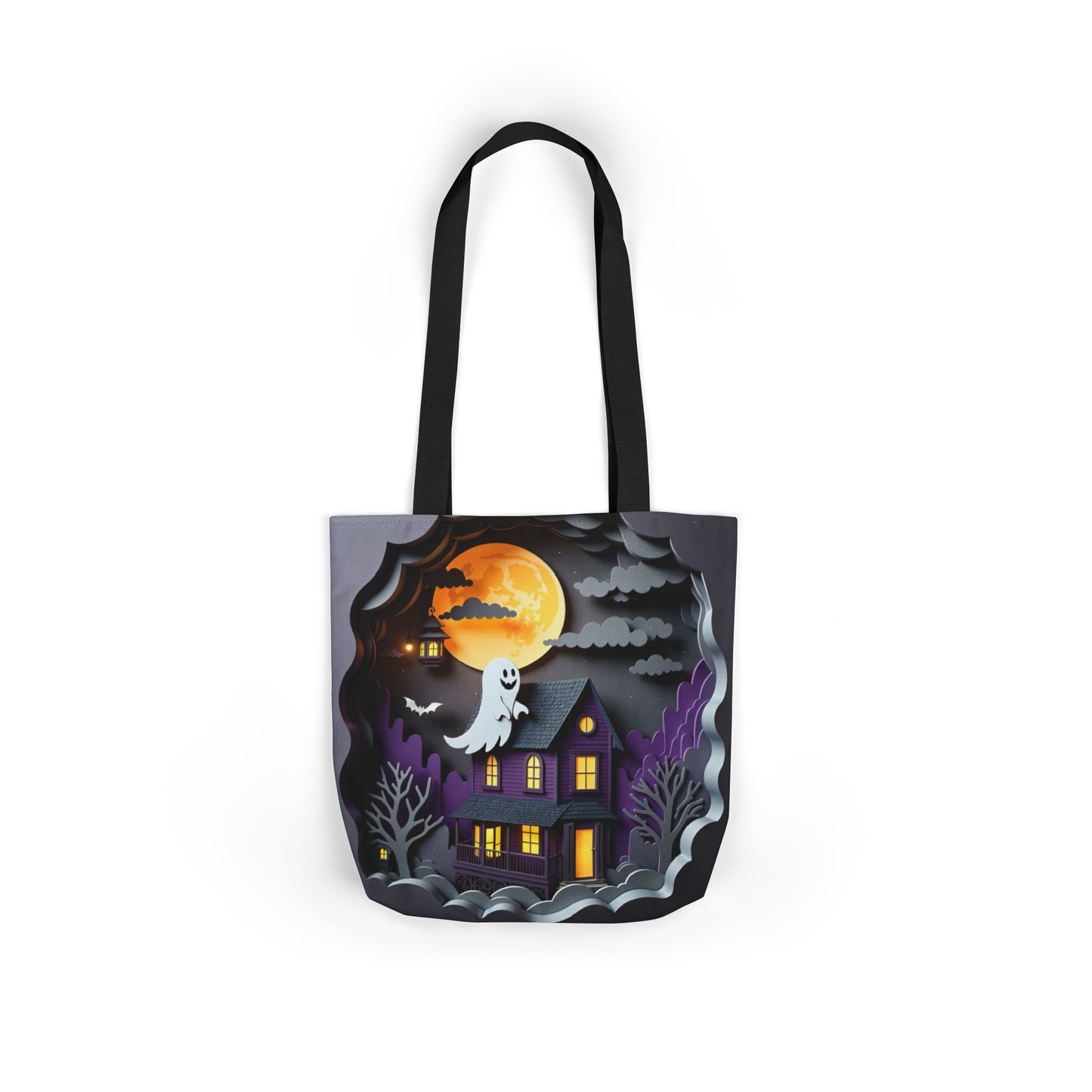 TB03 - Canvas Tote Bag - Ghost Watch